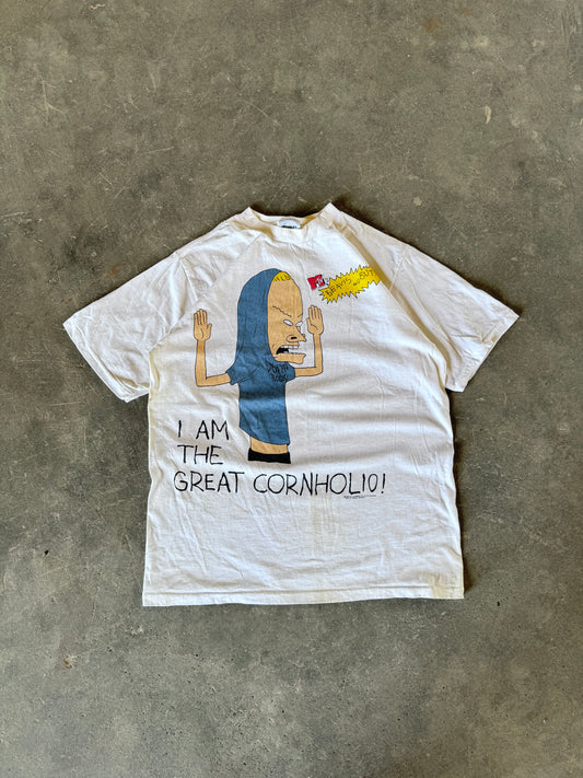 Vintage Beavis and butthead cornholio tee