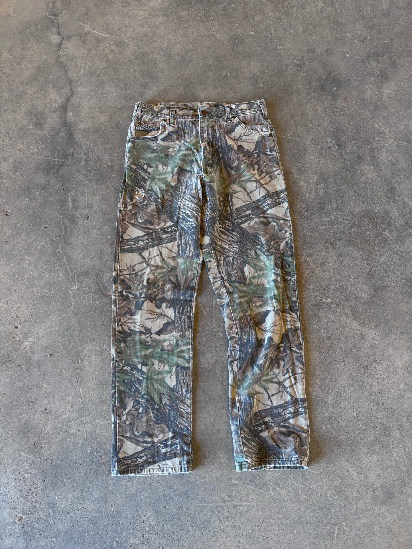 Vintage camo real tree pants