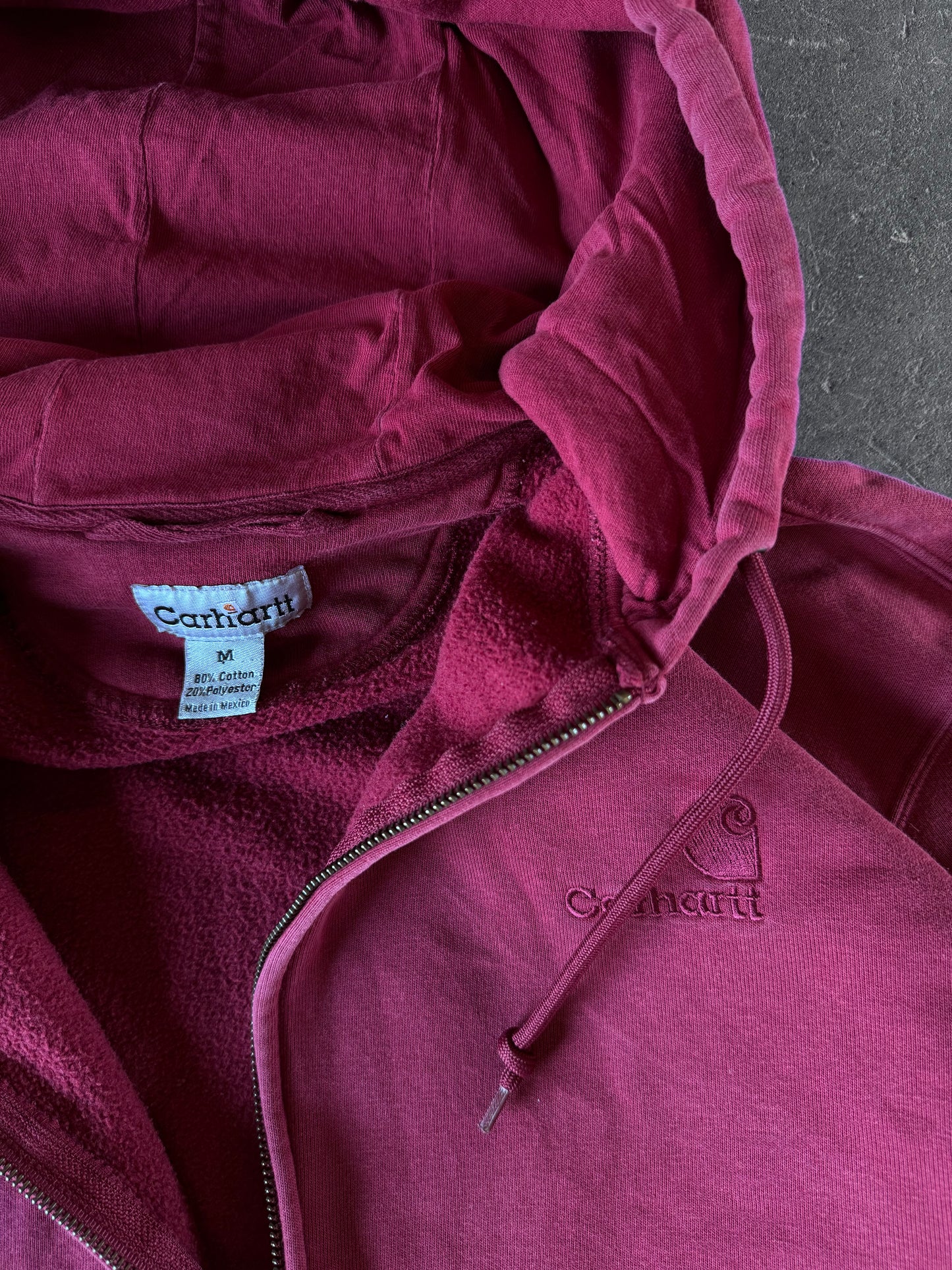 Vintage carhartt hoodie zip up