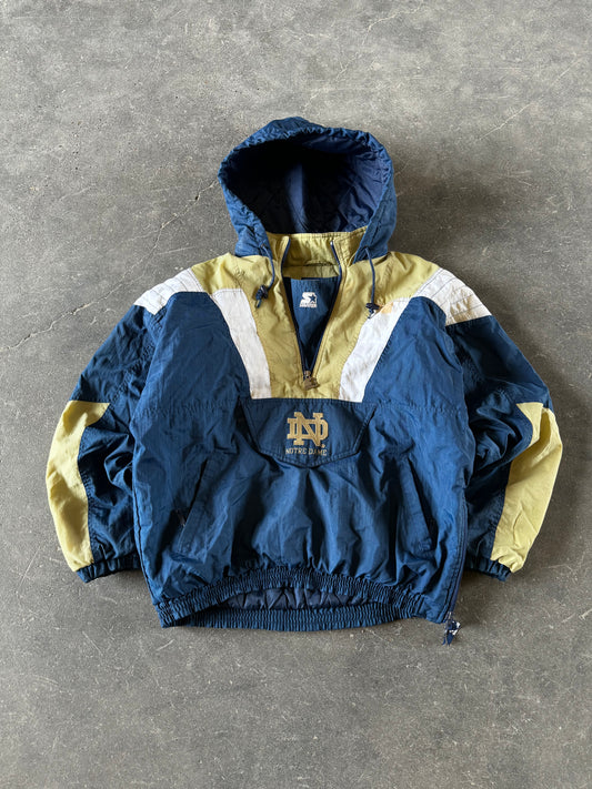 Vintage notre dame starter jacket