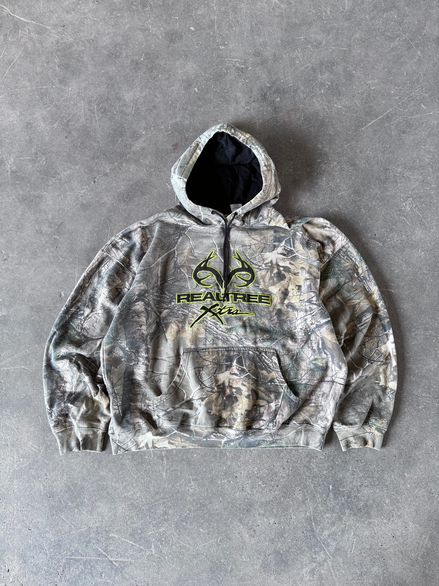 Vintage real tree camo hoodie