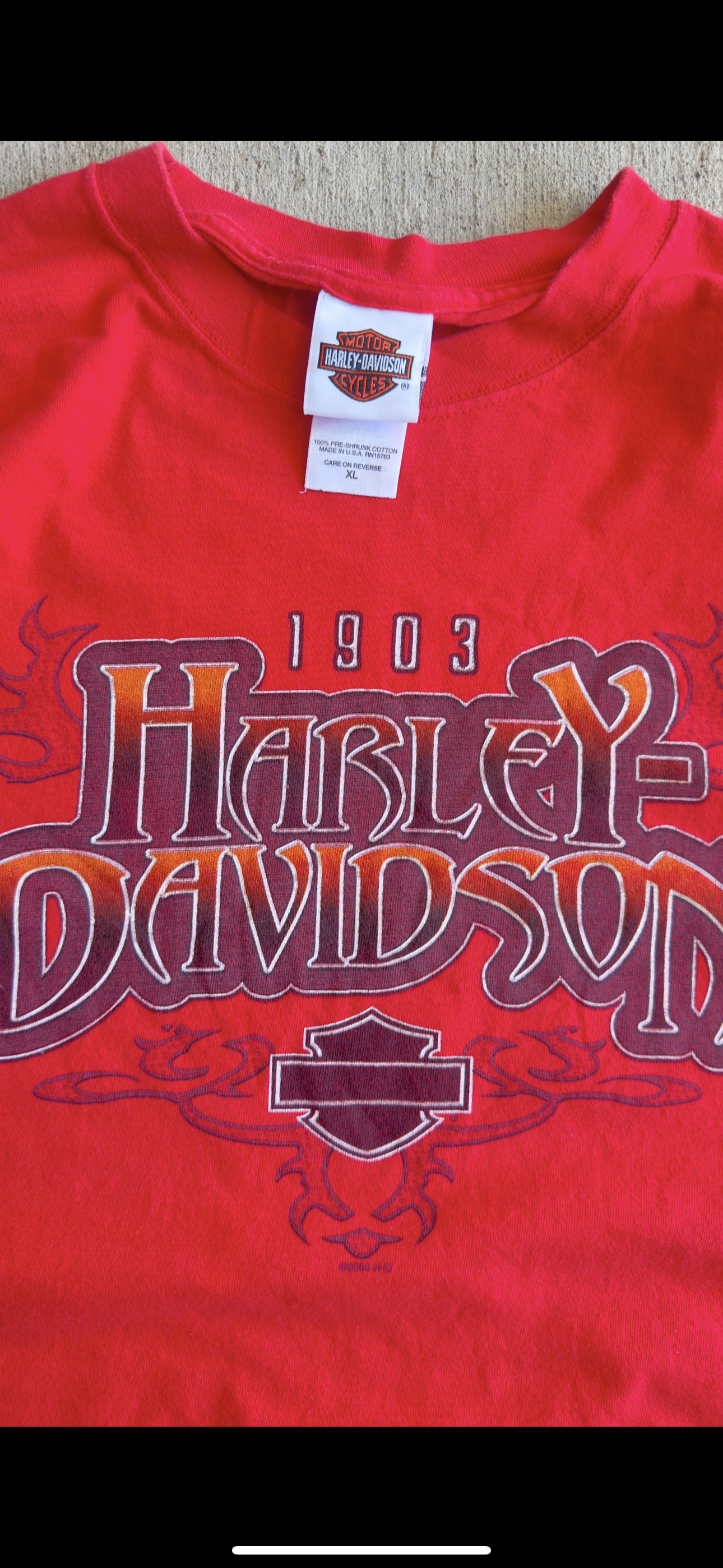 Vintage Harley Davidson tee