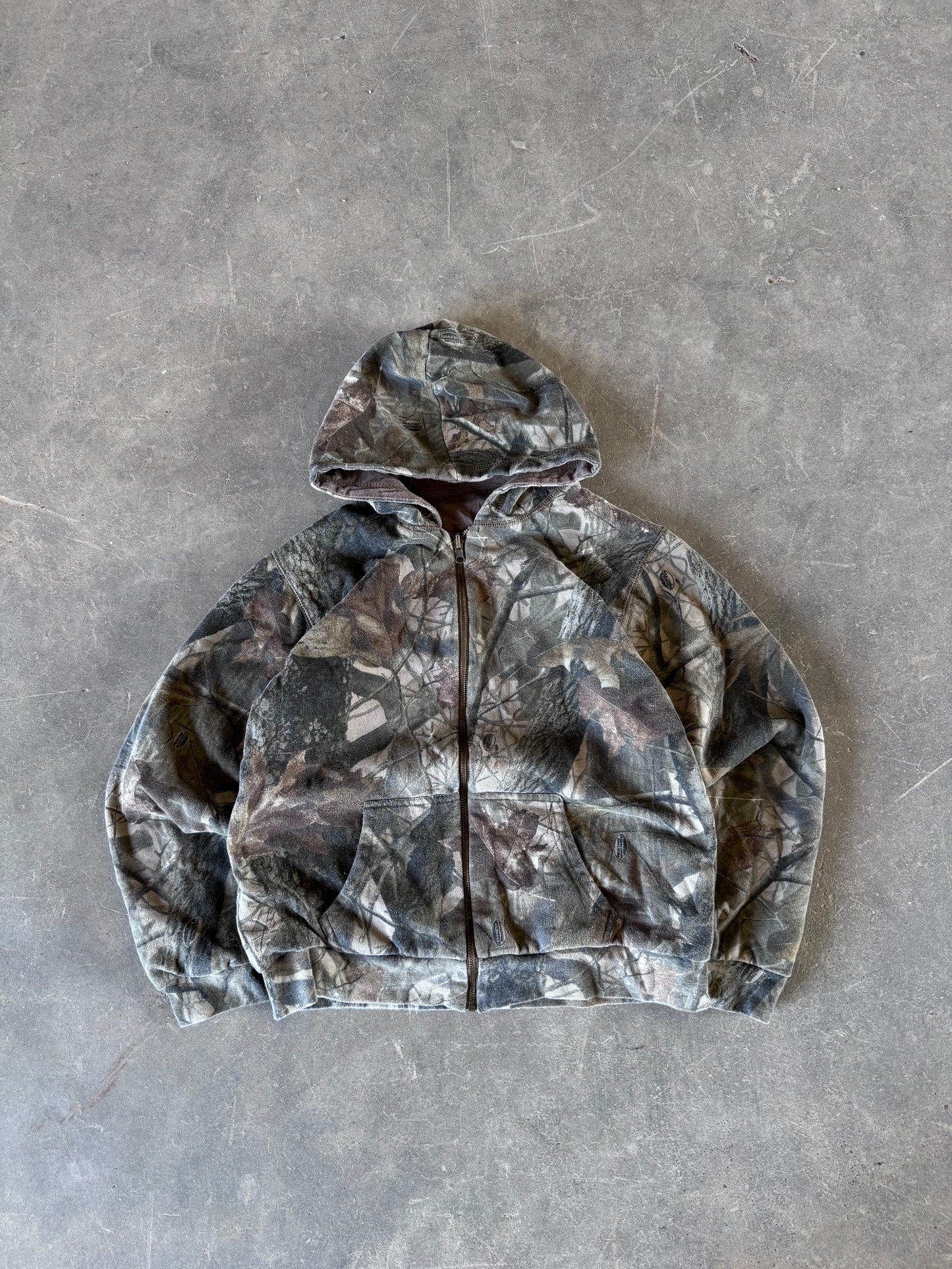 Vintage camo hoodie