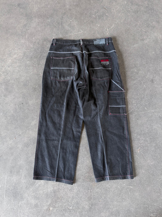 Black y2k baggy jeans