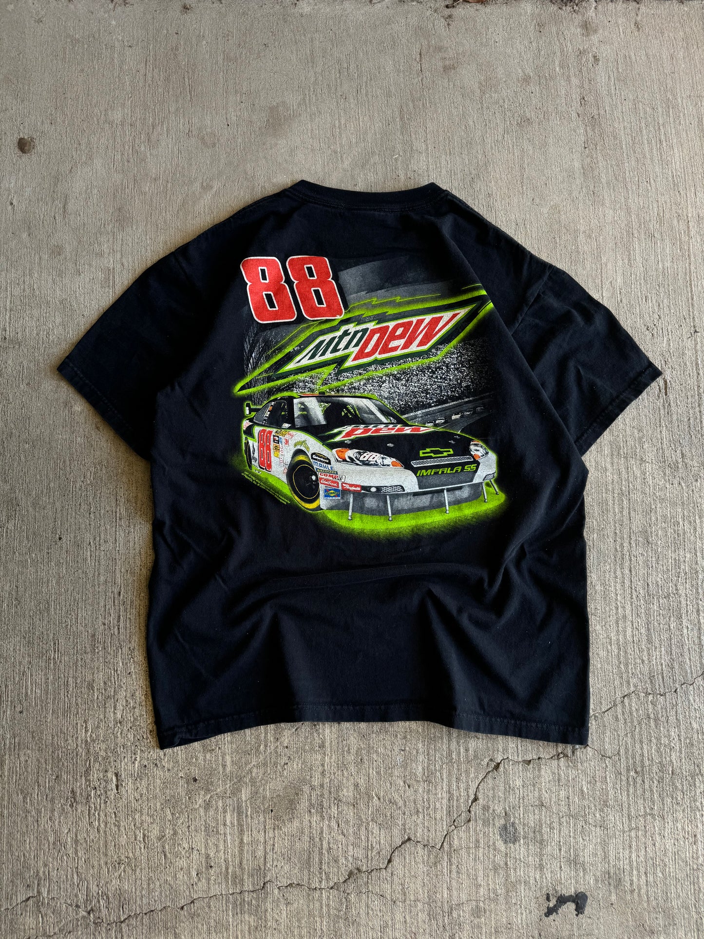 Vintage Mountain Dew nascar tee