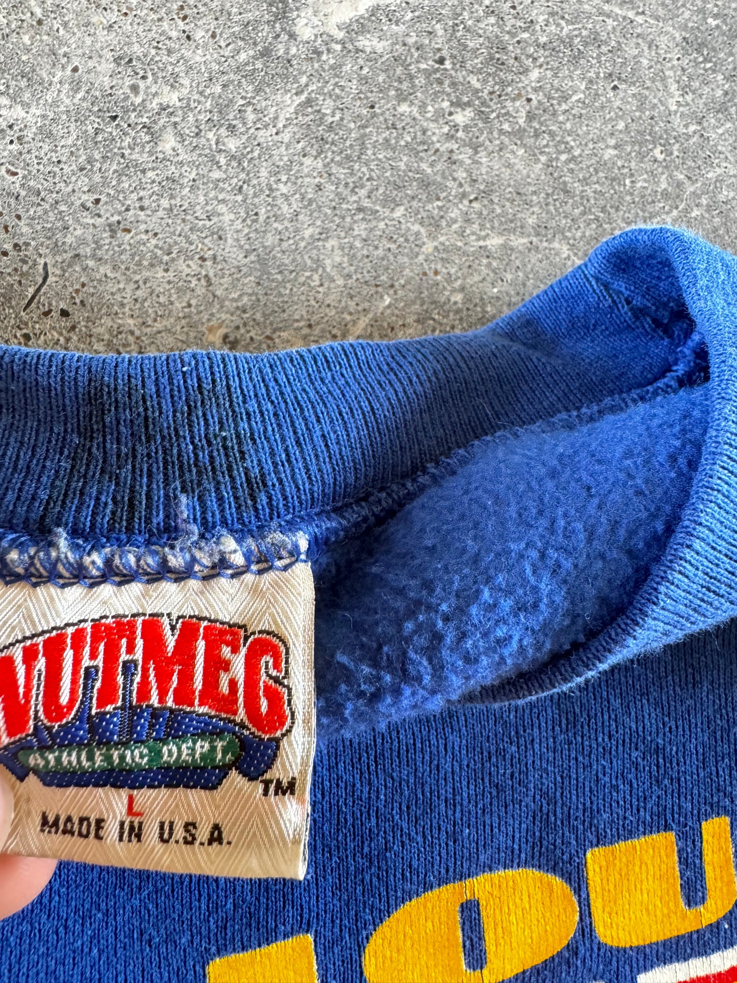 Vintage st Louis blue nutmeg sweatshirt