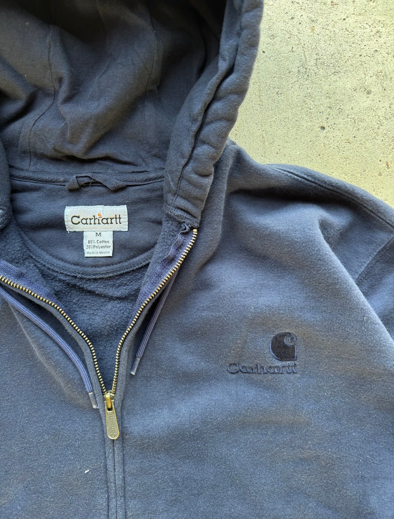 Vintage carhartt hoodie zip up