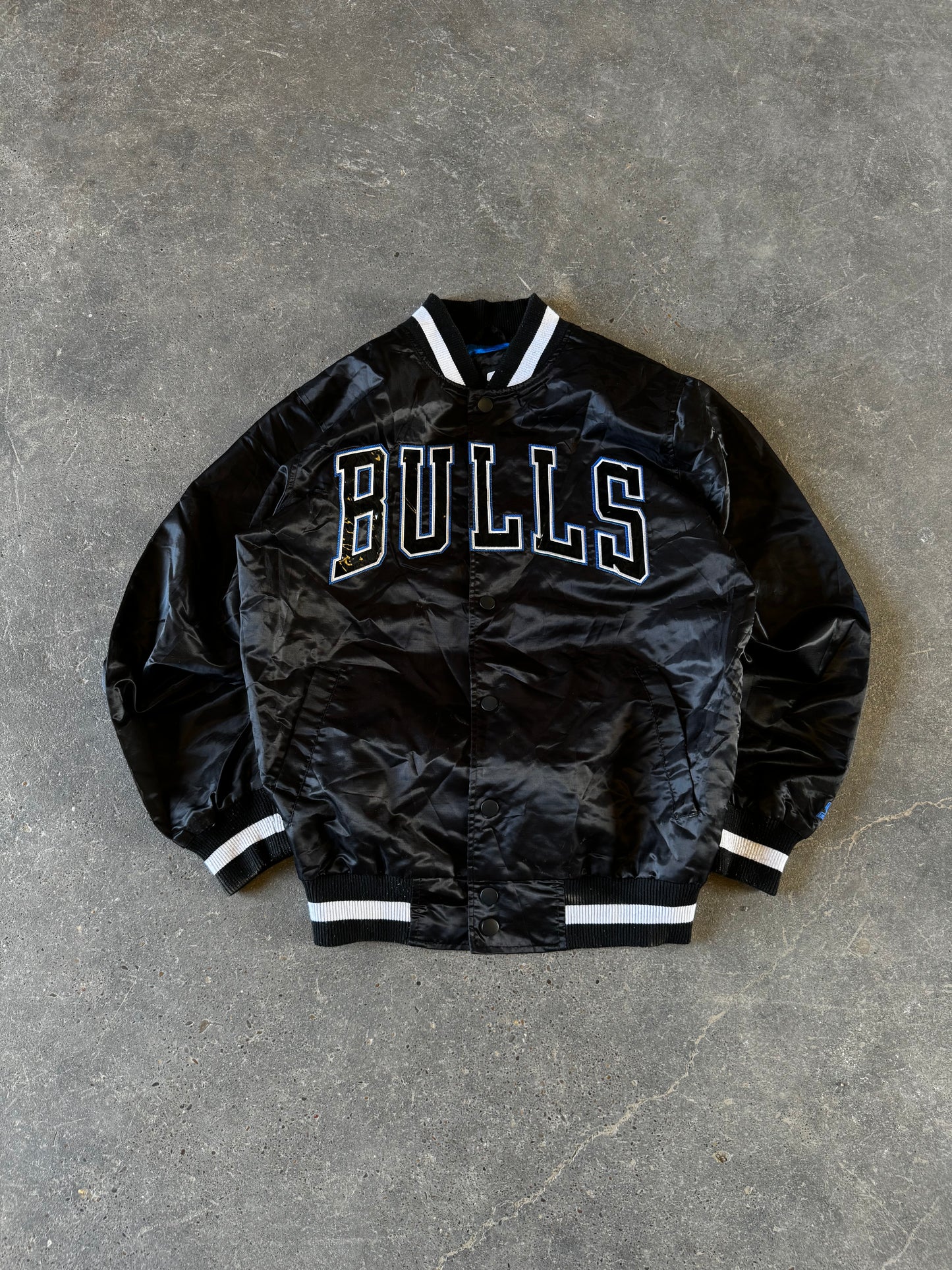 Chicago bulls starter satin jacket