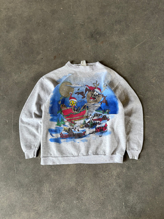 Vintage looney tunes Christmas sweatshirt