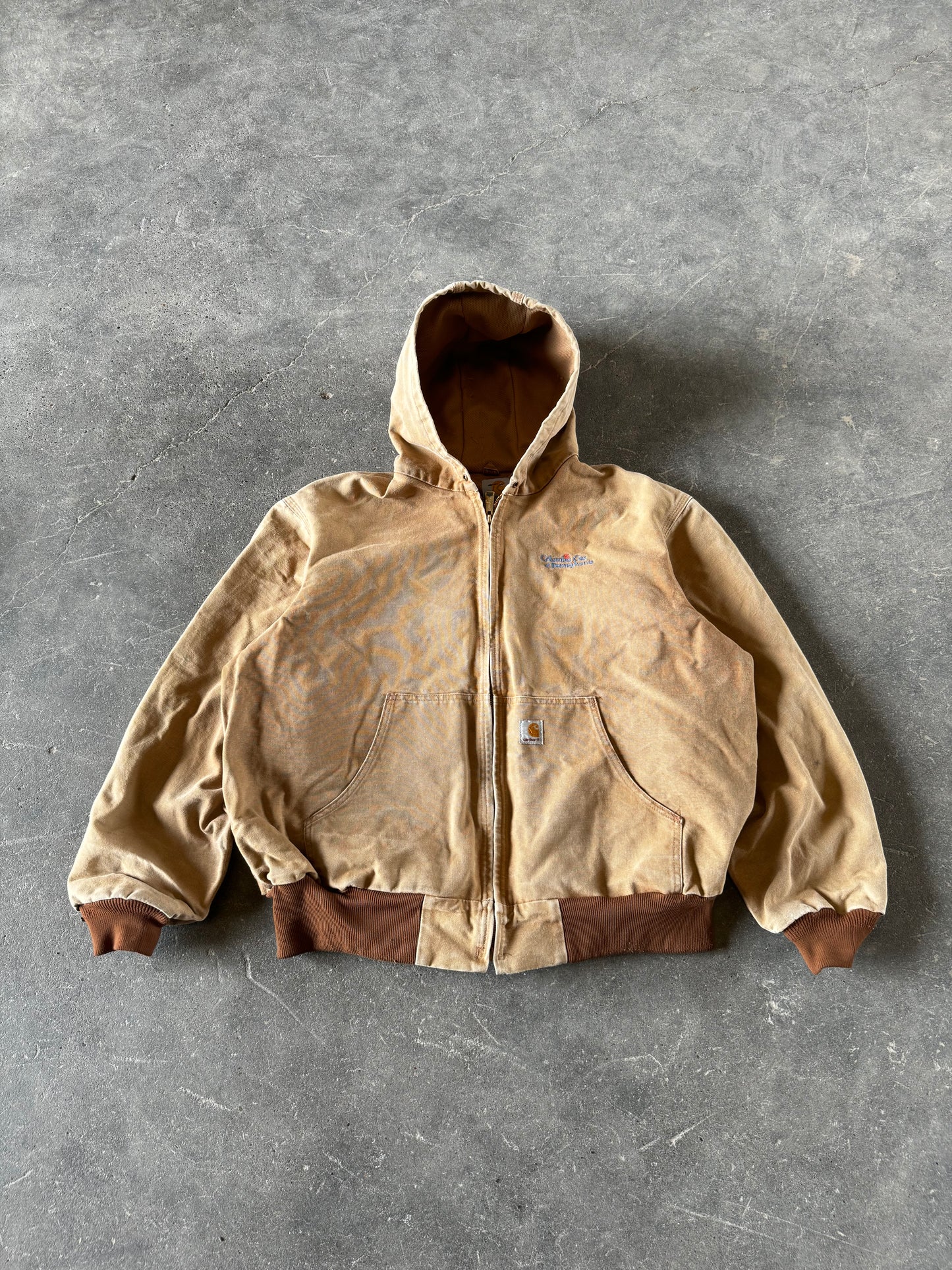 Vintage carhartt hooded jacket