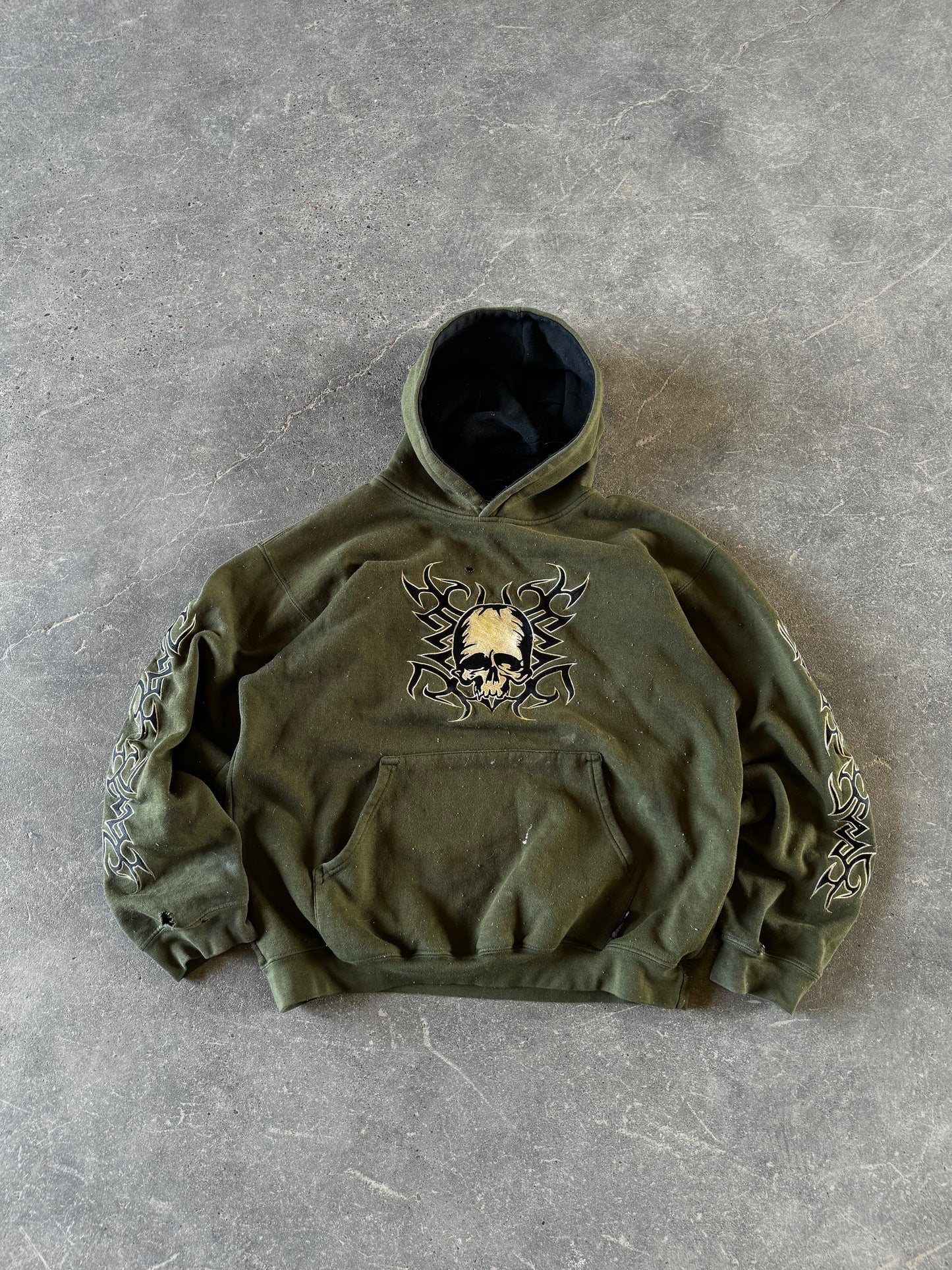 Y2K silver point hoodie