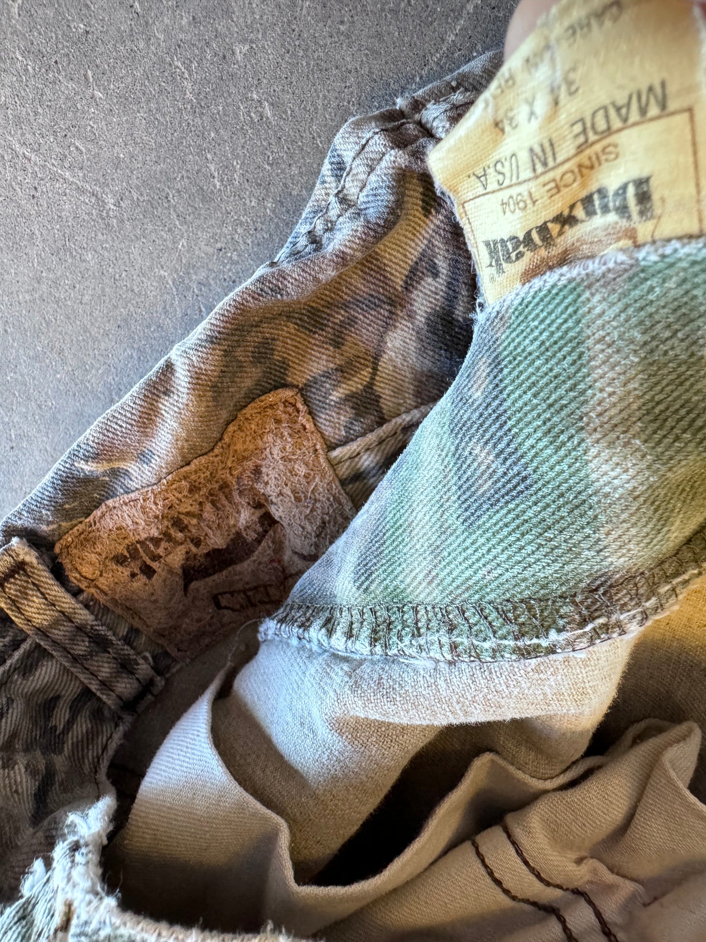 Vintage camo real tree pants