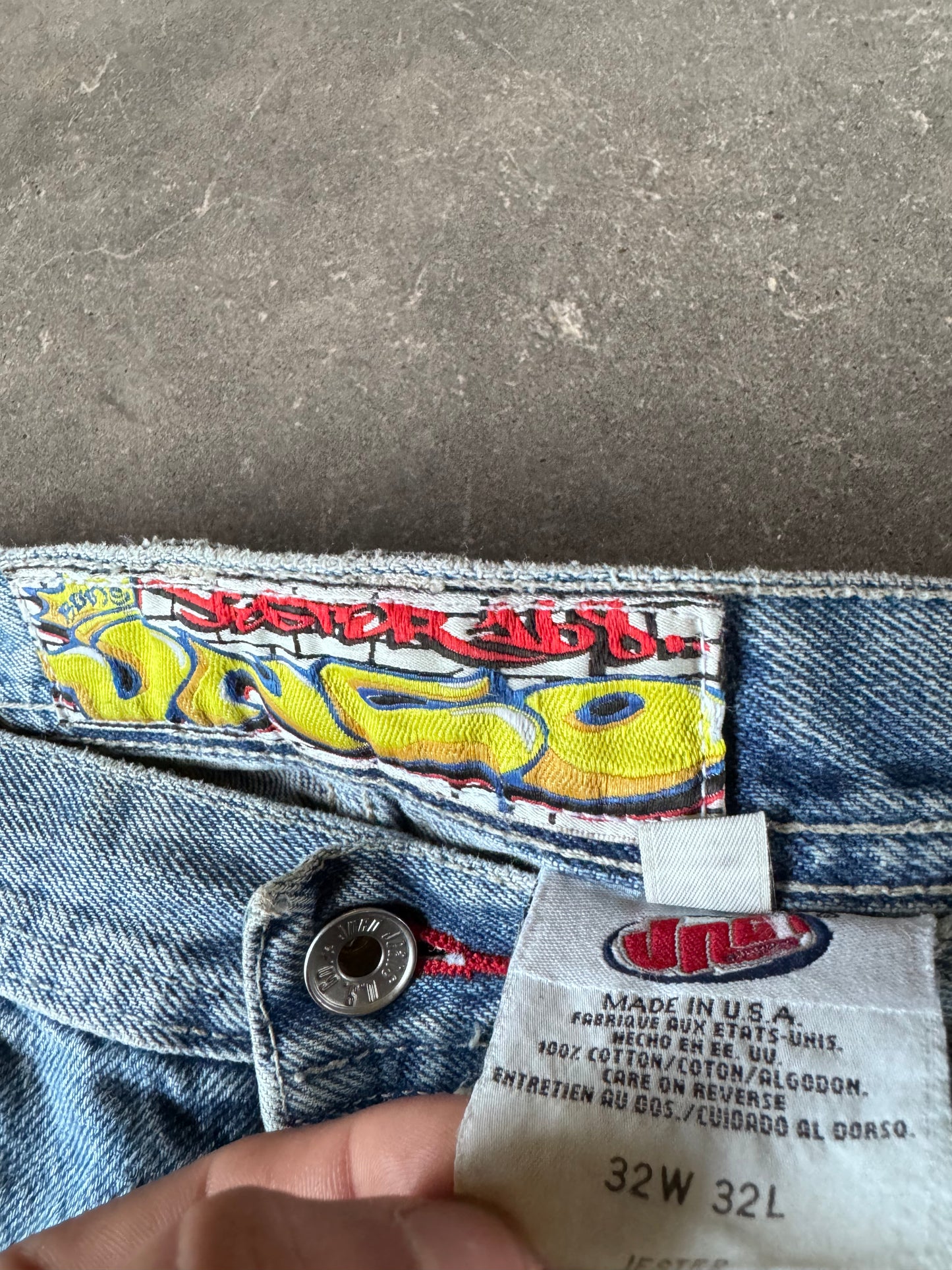 Light wash jnco jeans