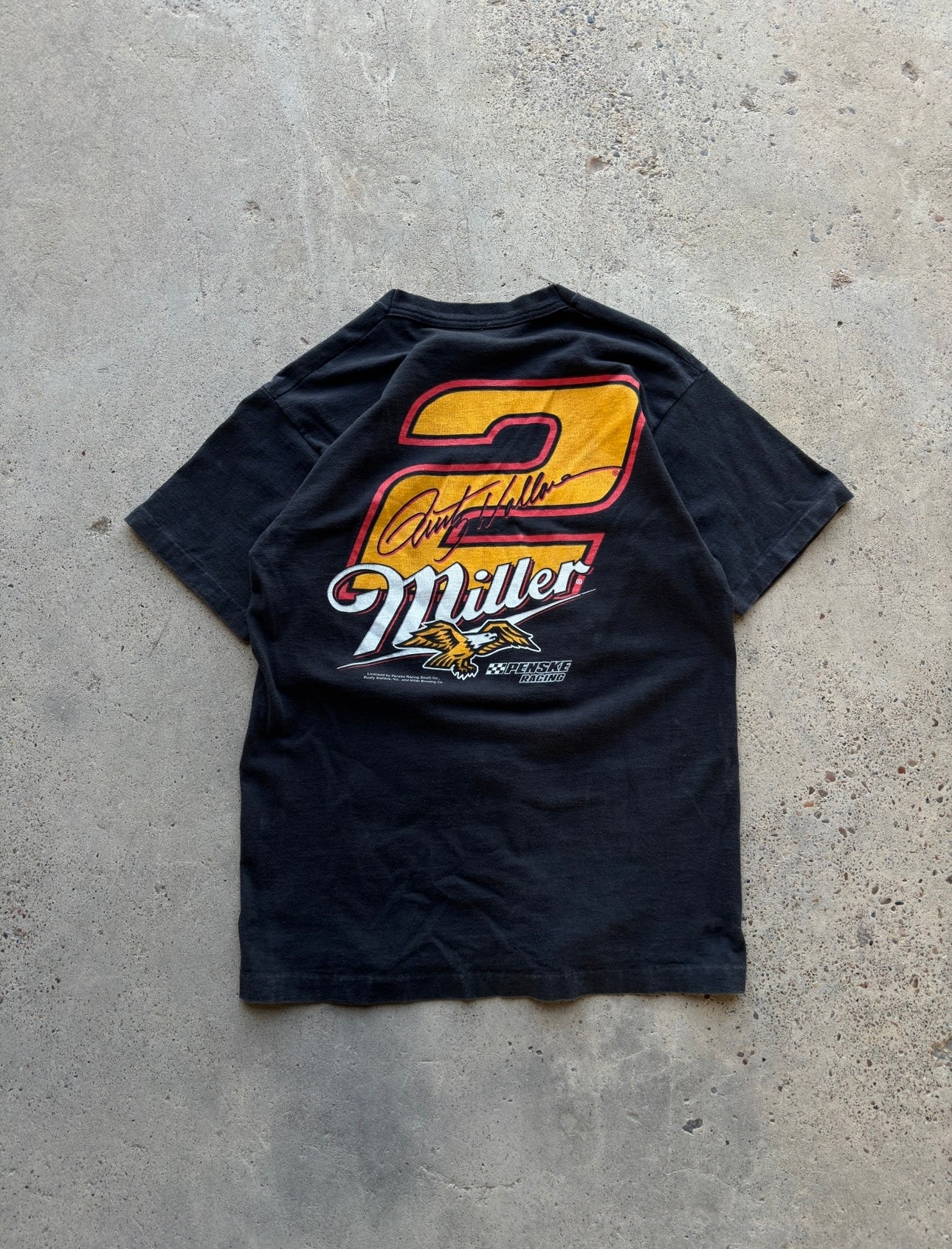 Vintage rusty Wallace nascar tee