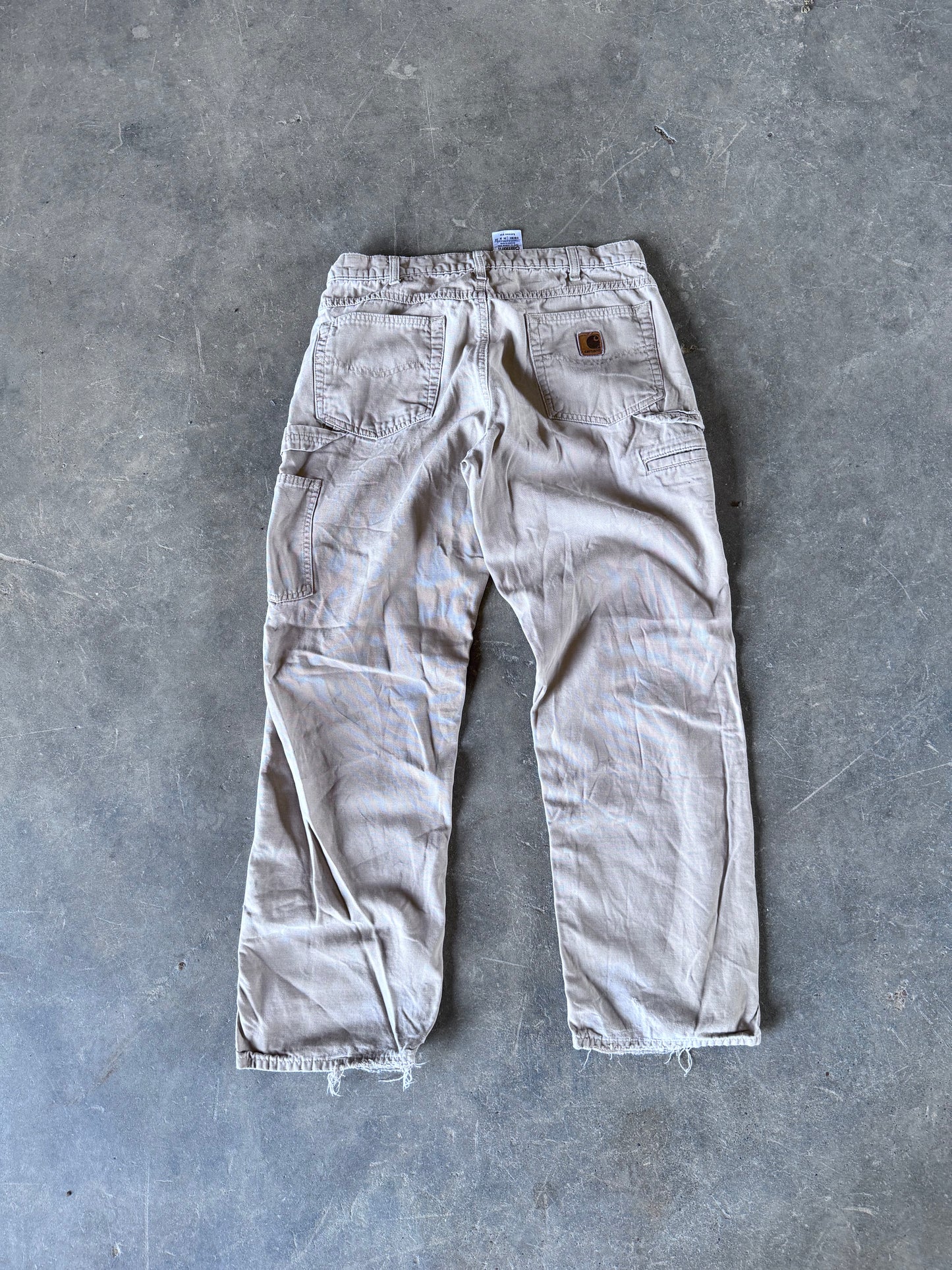 Khaki carhartt pants