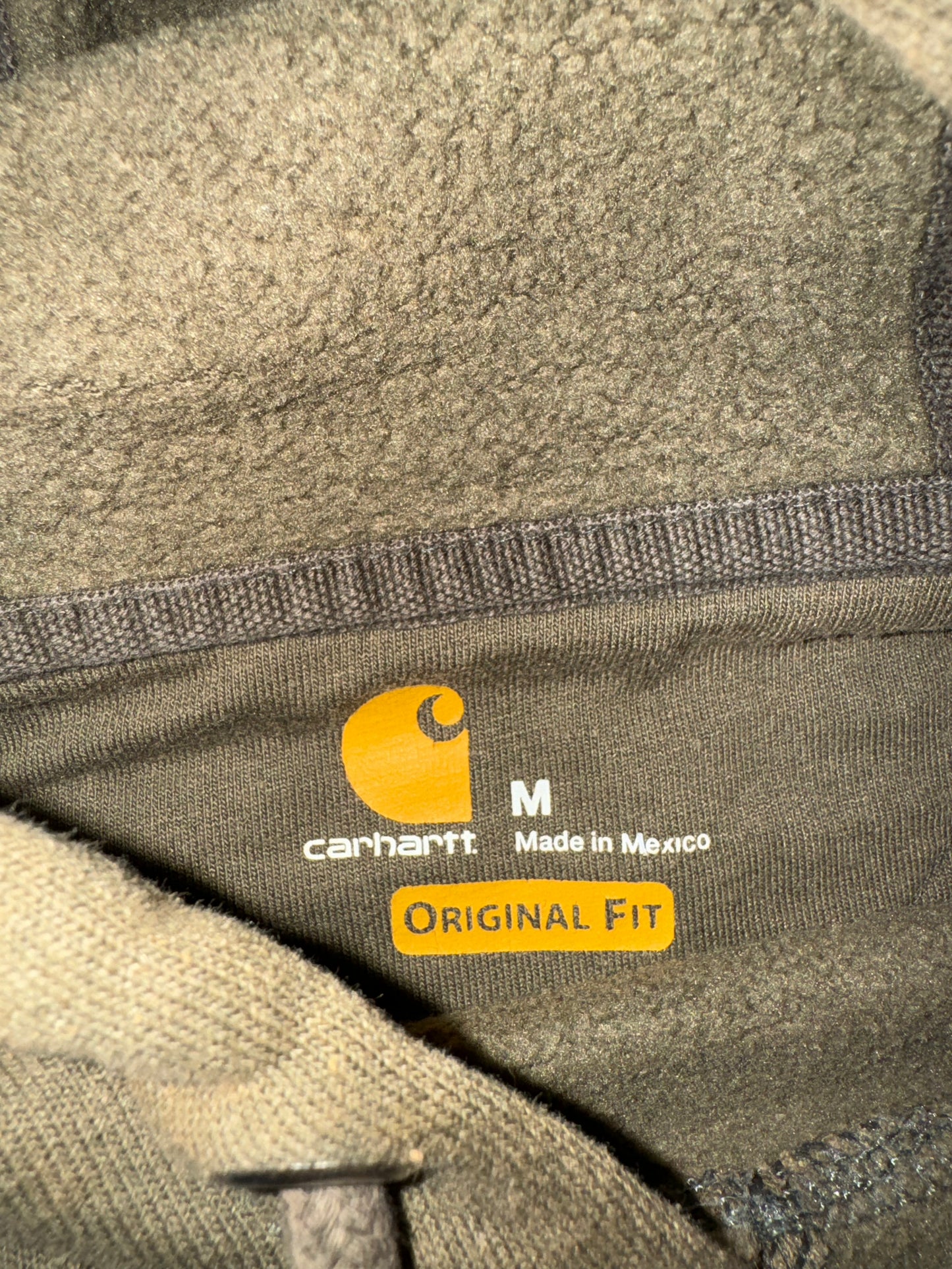 Olive green carhartt hoodie