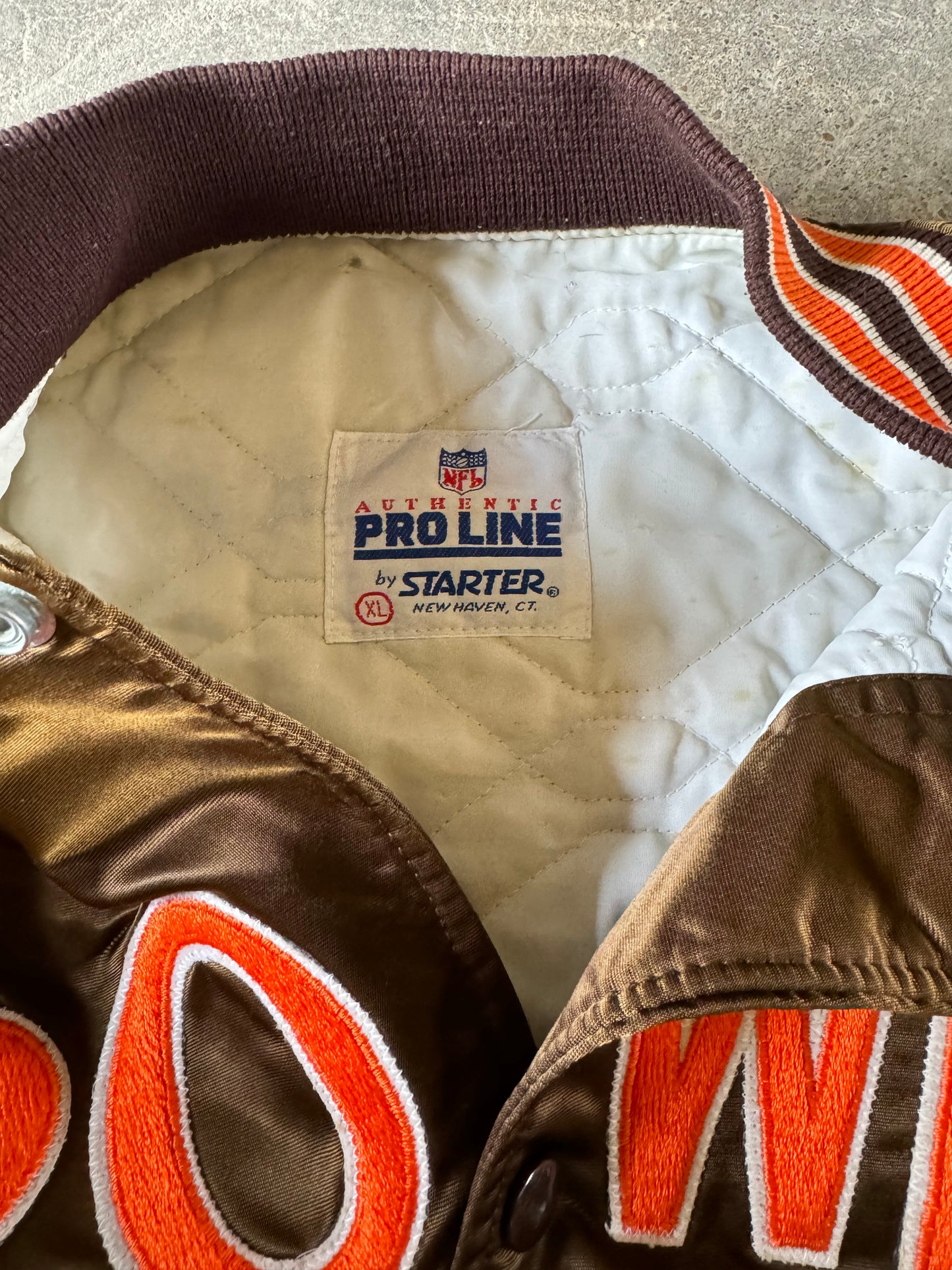 Vintage Cleveland browns starter jacket