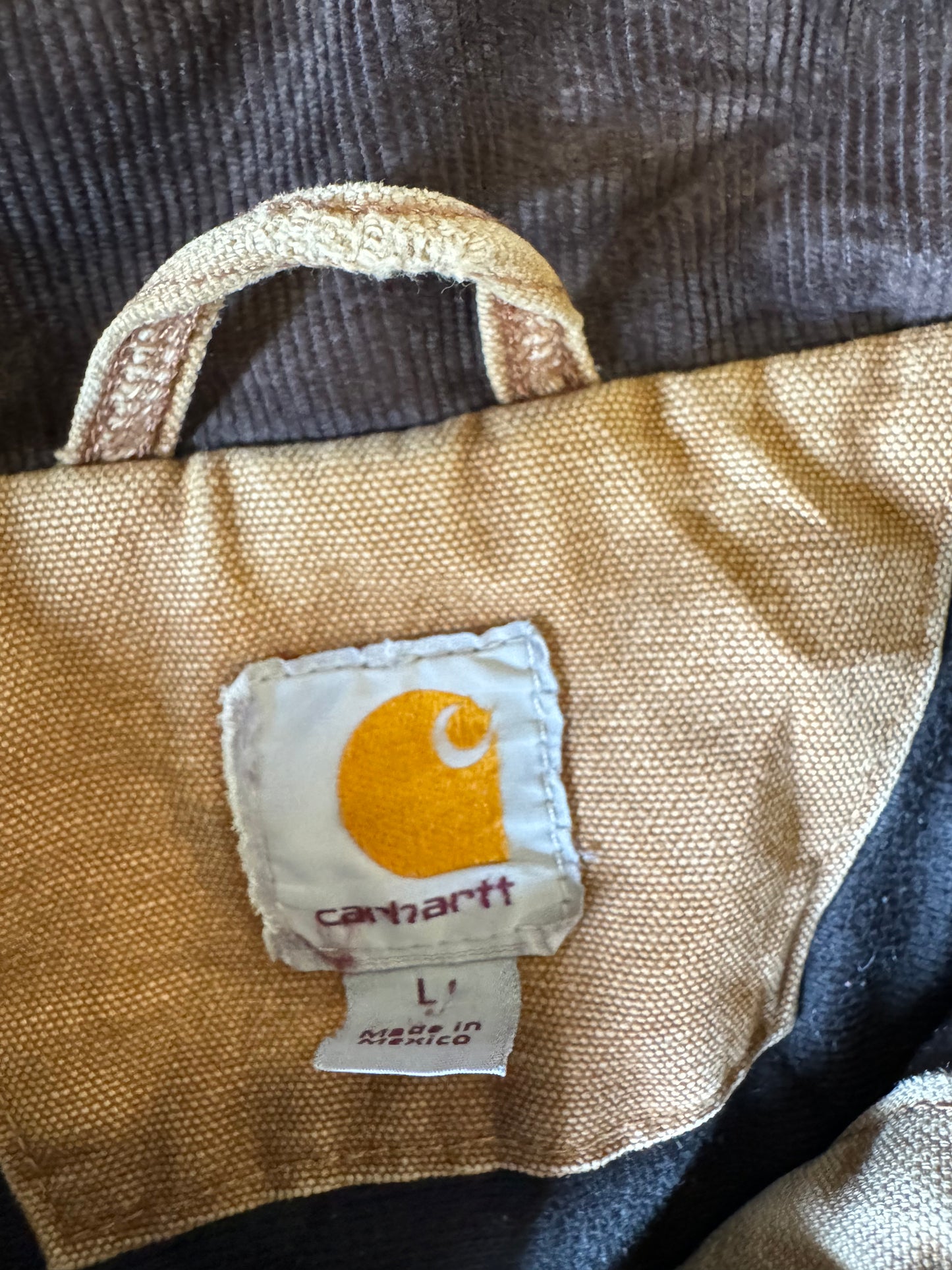 Vintage khaki carhartt jacket