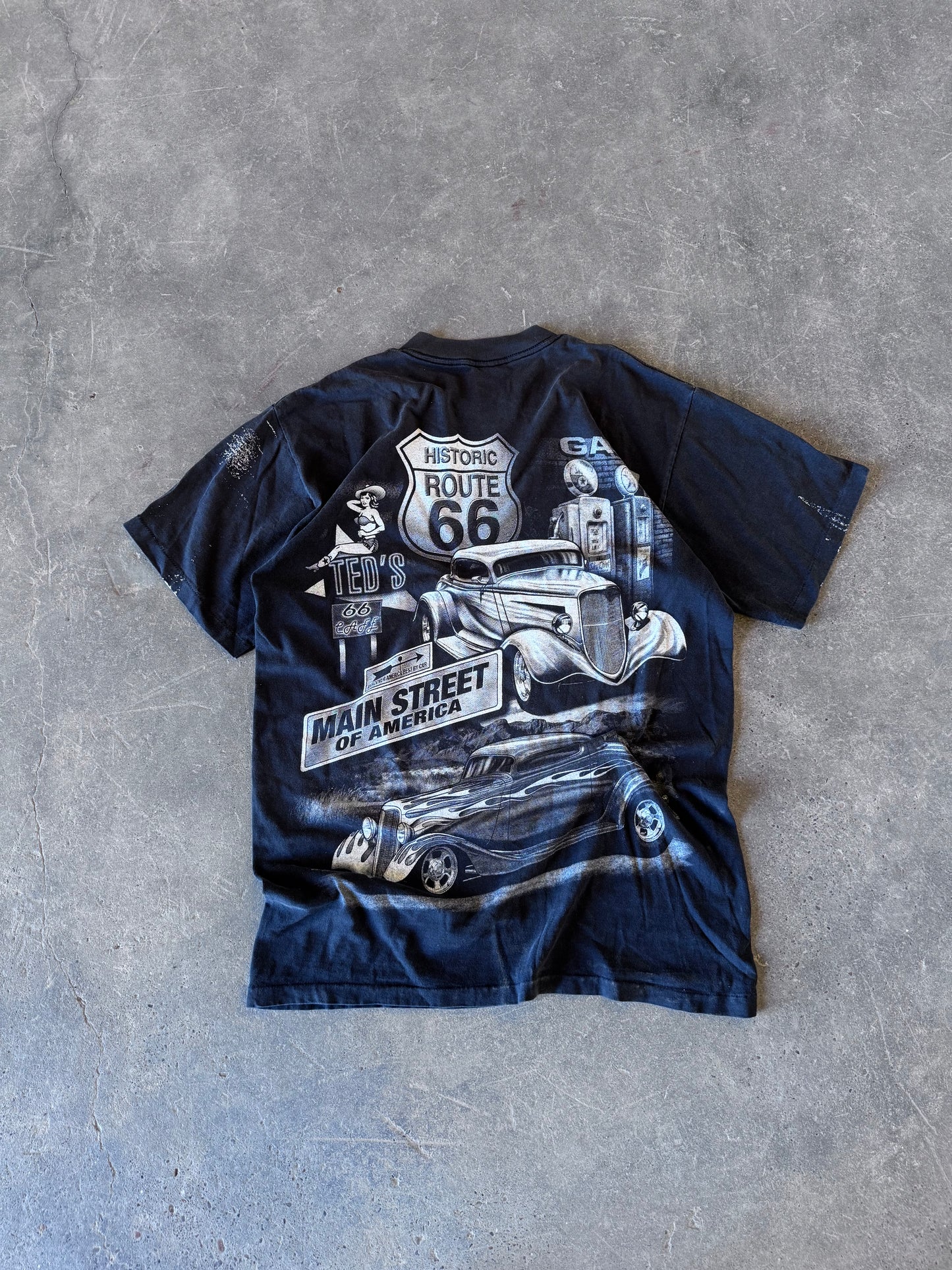 Vintage hot rod tee