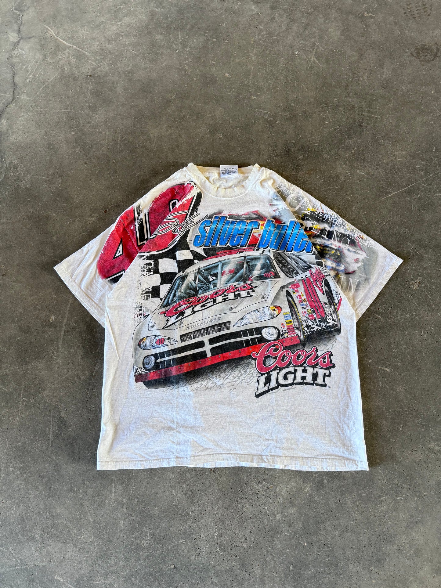 Vintage nascar aop tee