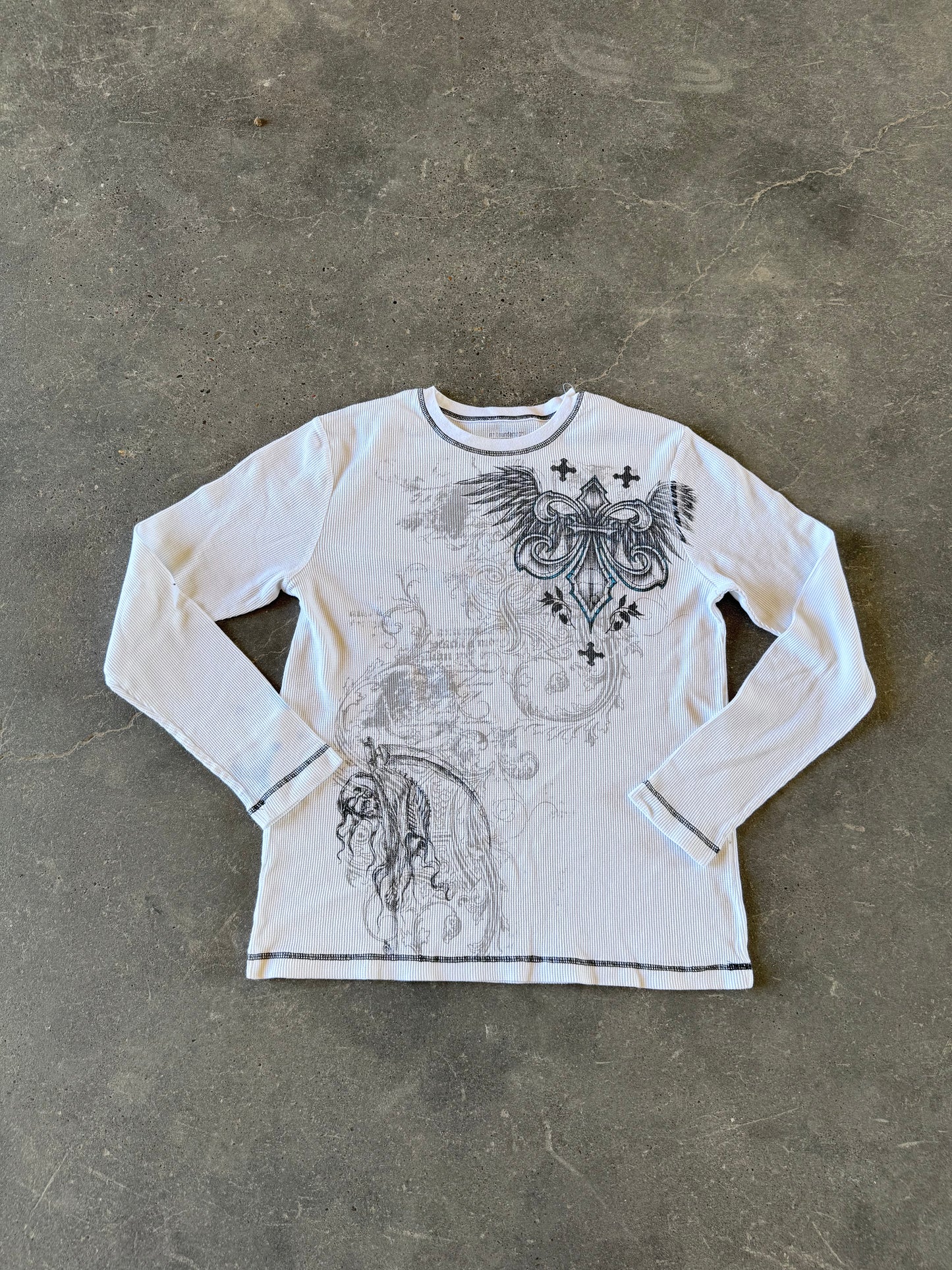 Y2K thermal long sleeve