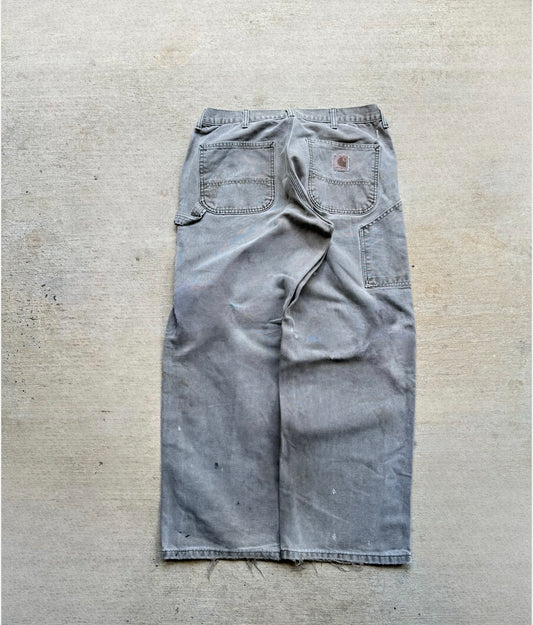 Vintage thrashed grey carhartt pants