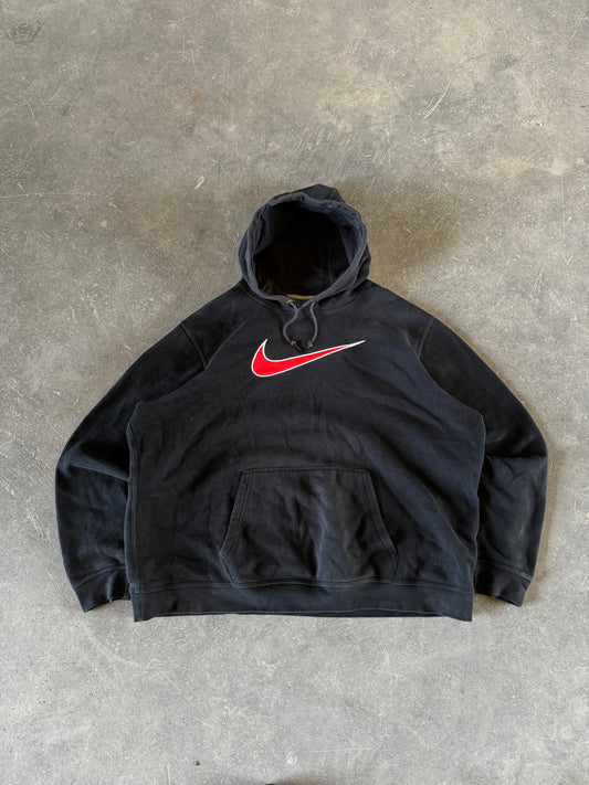 Nike big swoosh hoodie