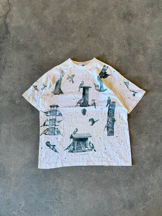 Vintage bird nature tee