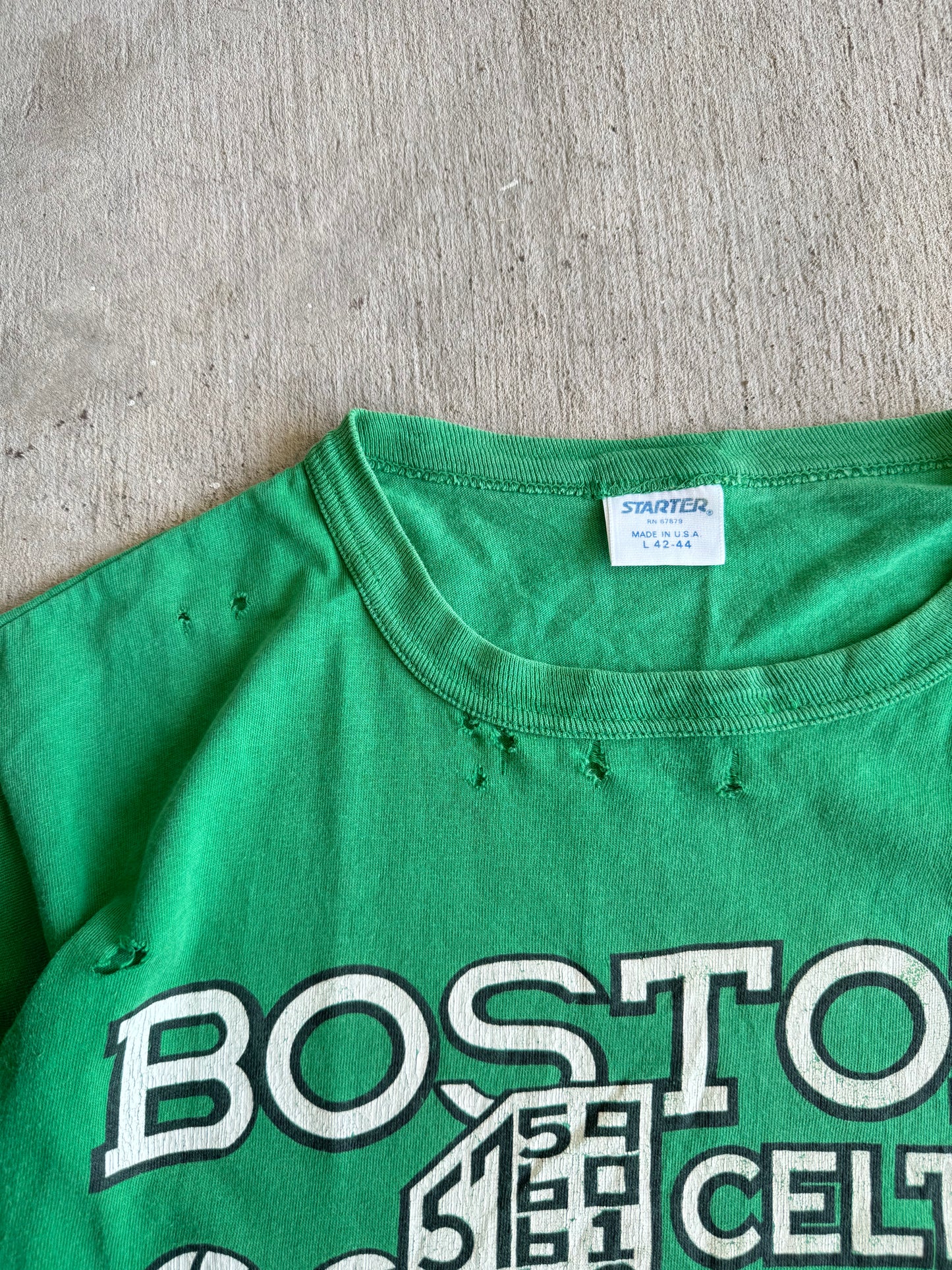 Vintage 80s Boston Celtics starter tee