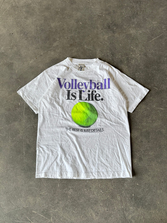 Vintage volleyball is life tee