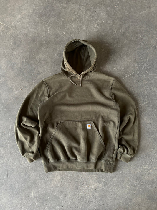 Olive green carhartt hoodie