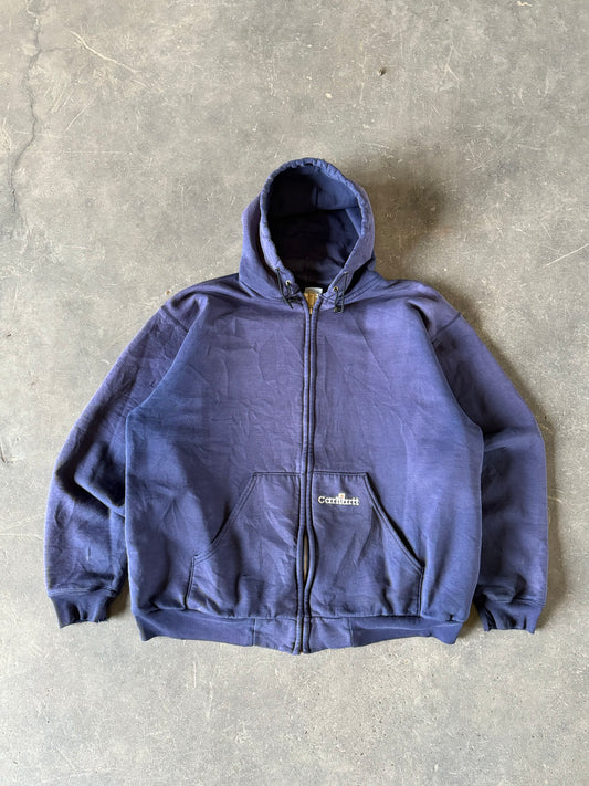 Vintage carhartt navy hoodie