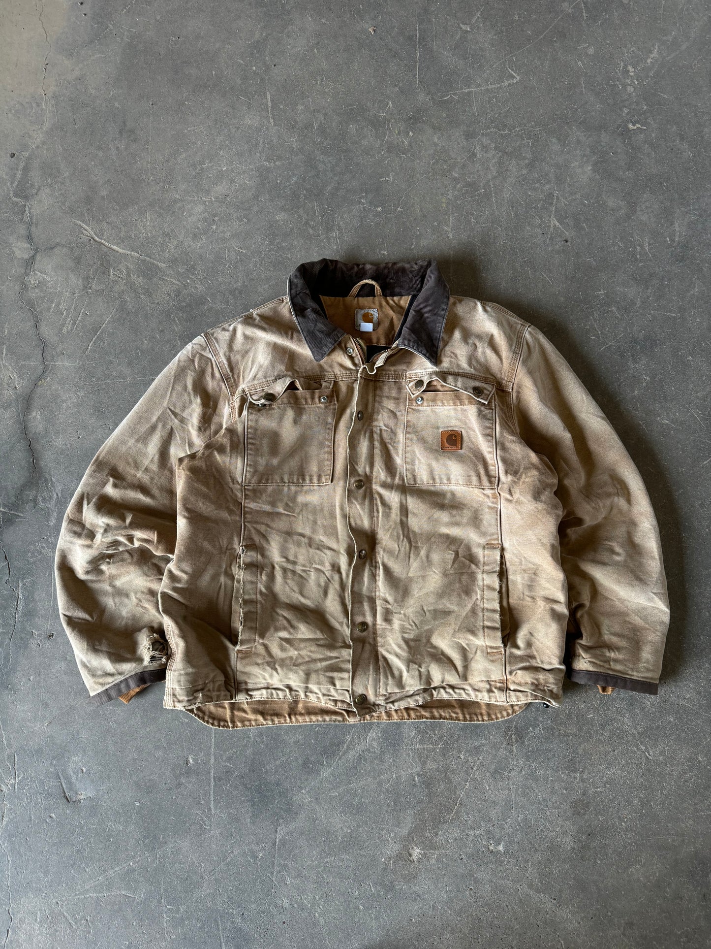 Vintage khaki carhartt jacket