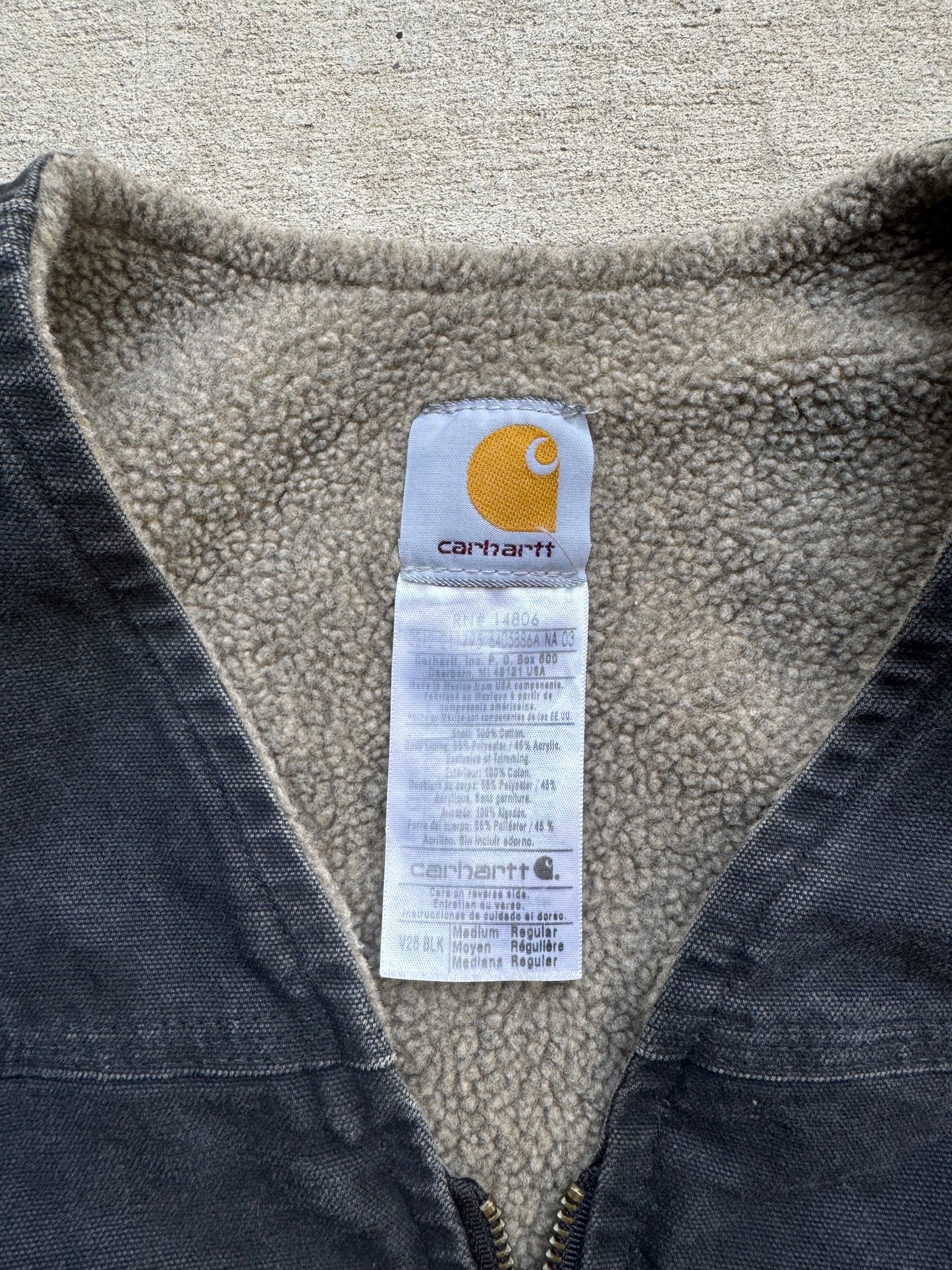 Vintage black carhartt vest