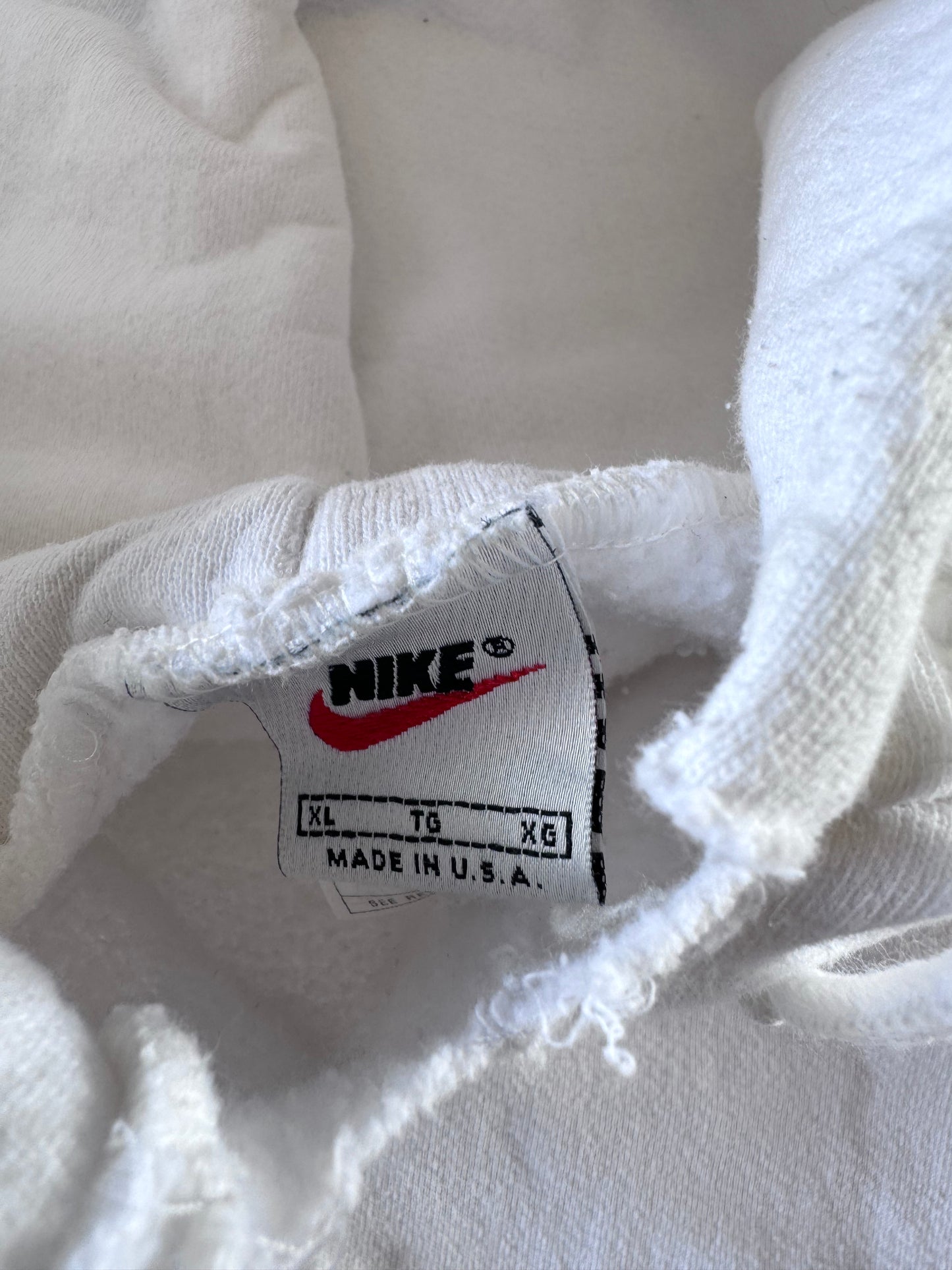 90s Nike mini swoosh hoodie