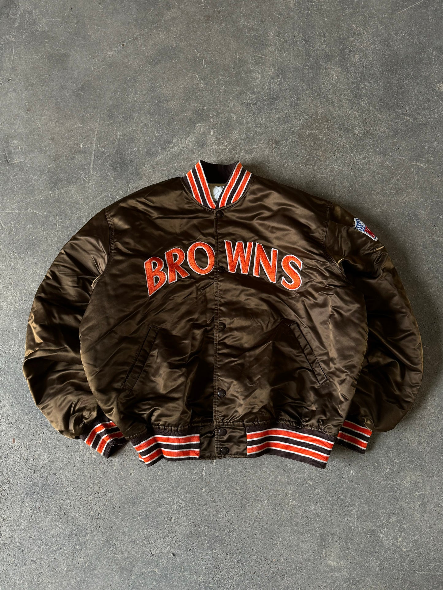 Vintage Cleveland browns starter jacket