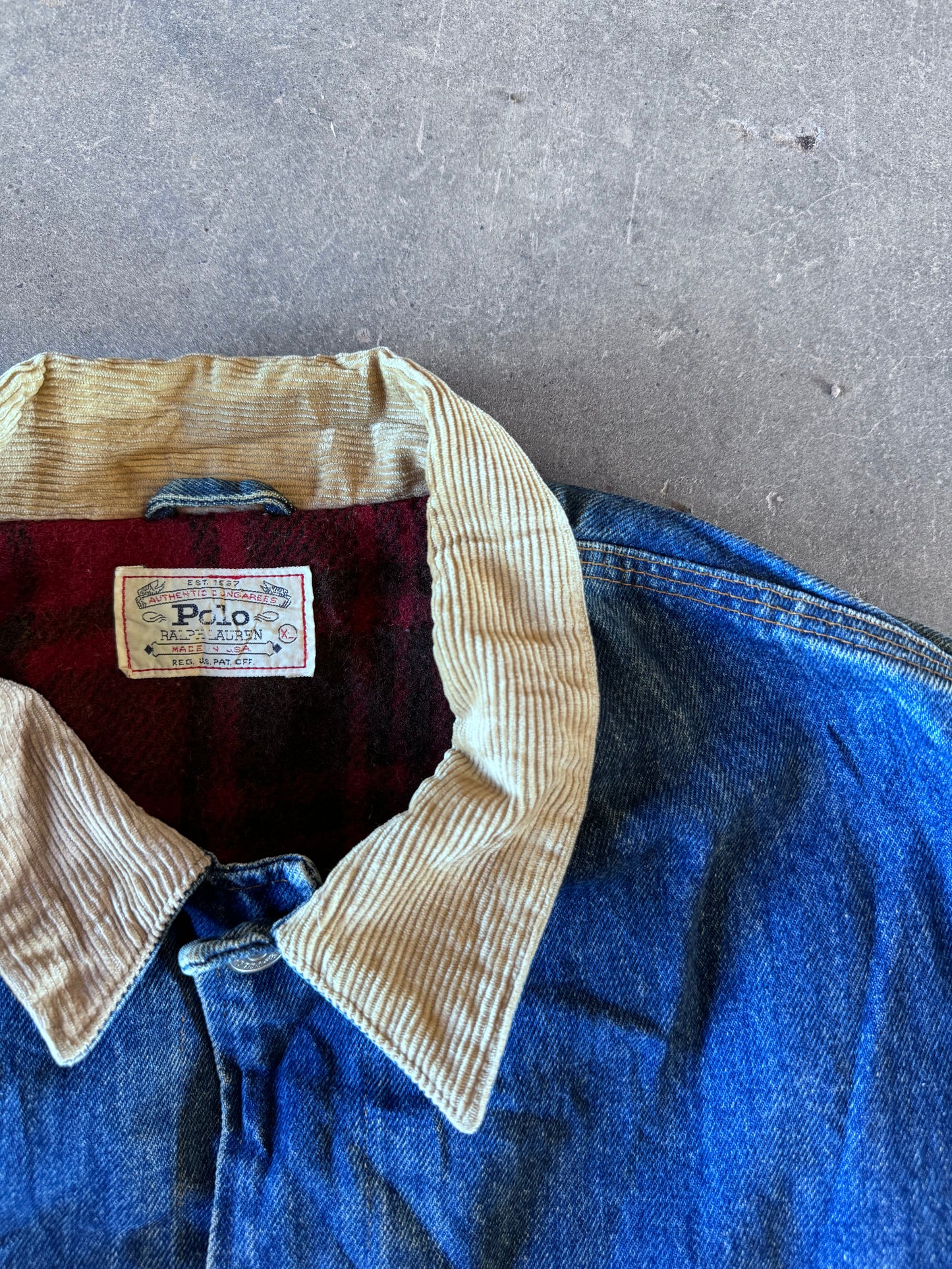 Vintage Polo RL jean jacket