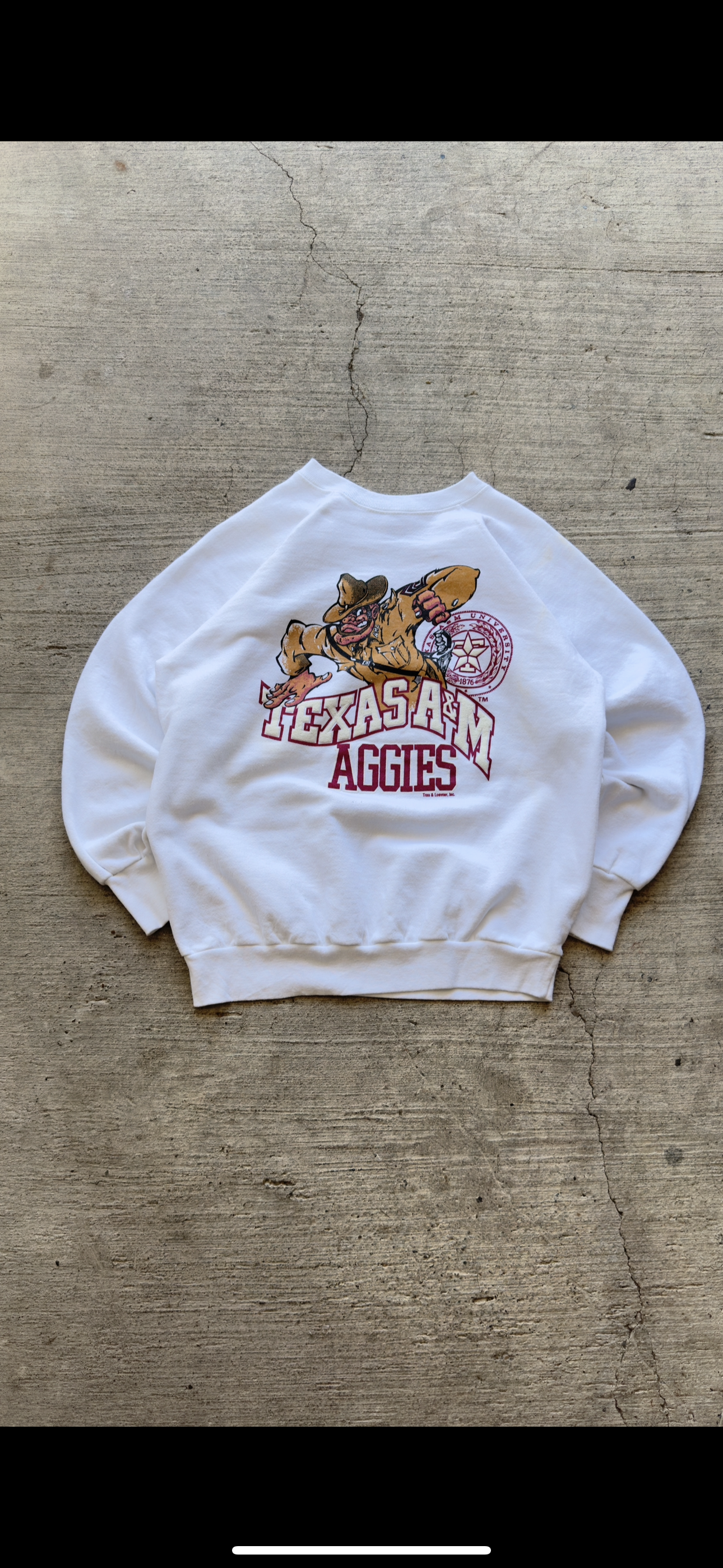 Vintage Texas A&M university sweatshirt