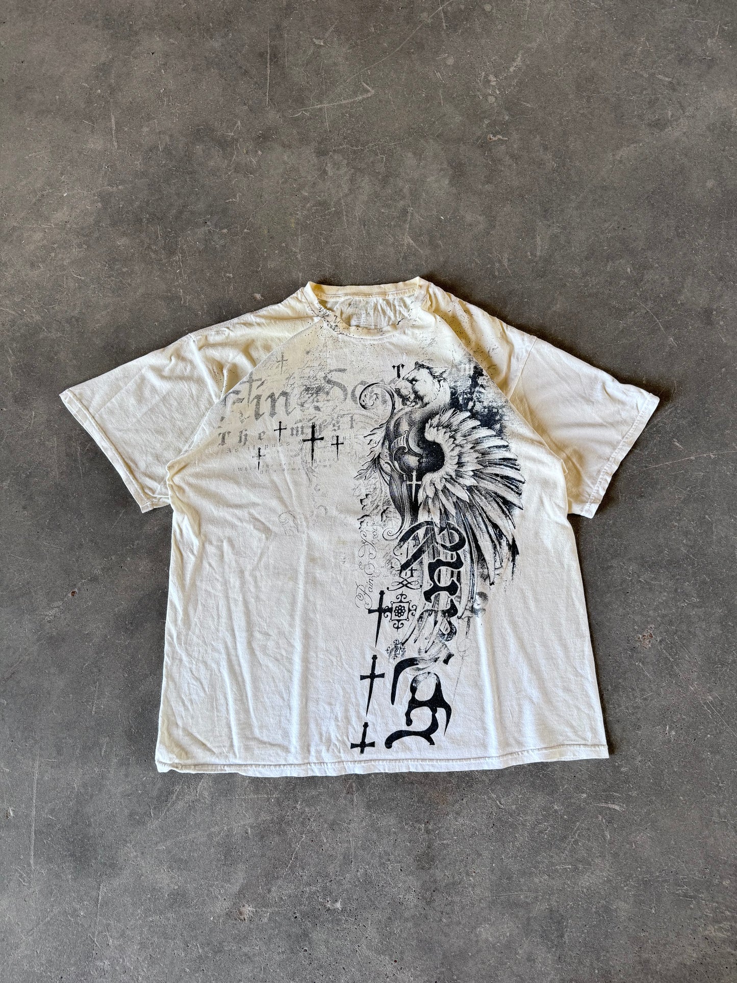 Y2K white tee