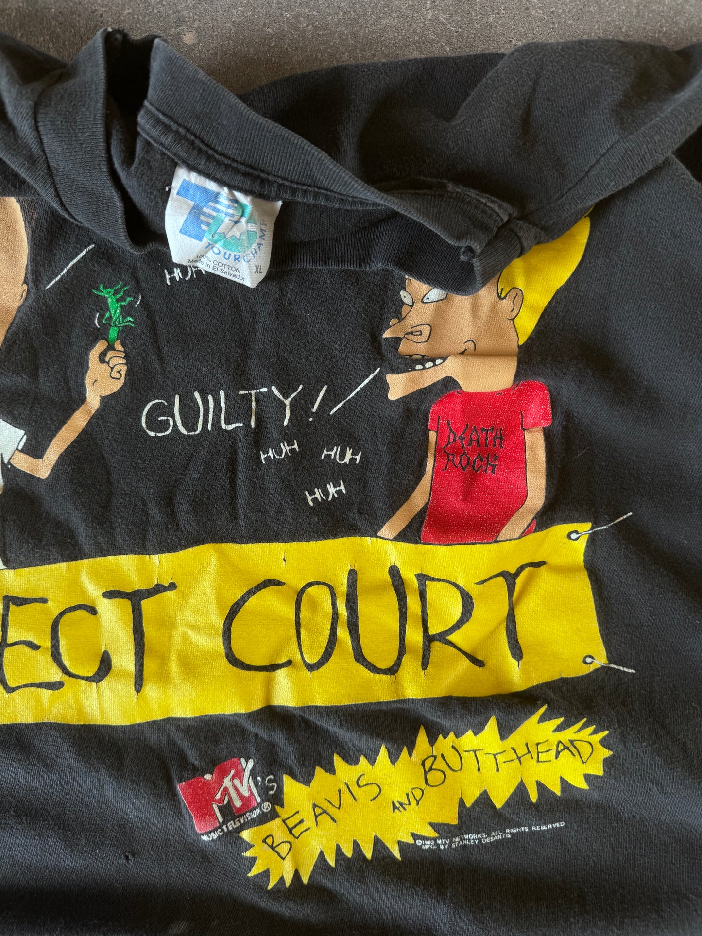 Vintage Beavis and butthead court tee