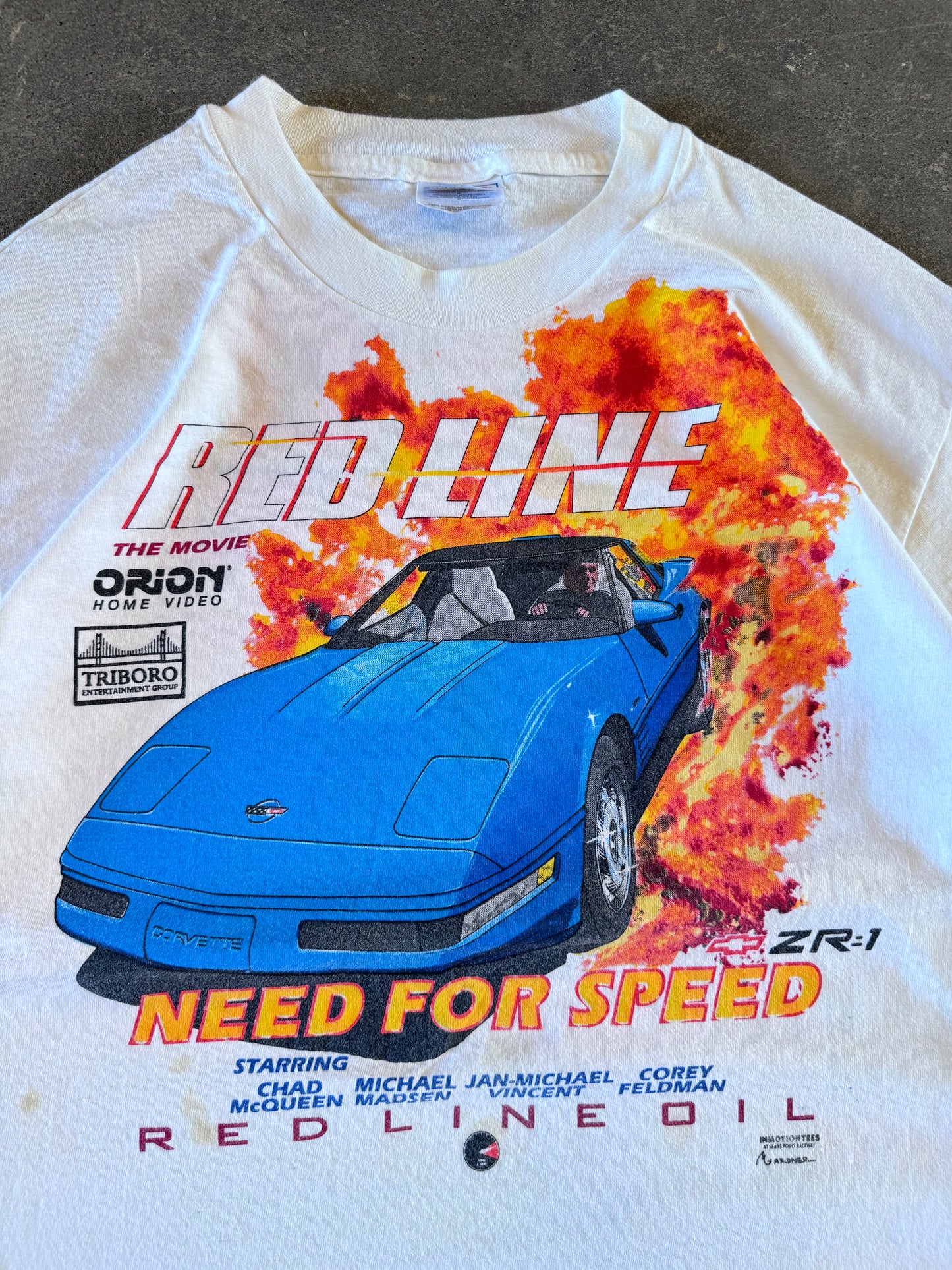 Vintage redline need for speed tee