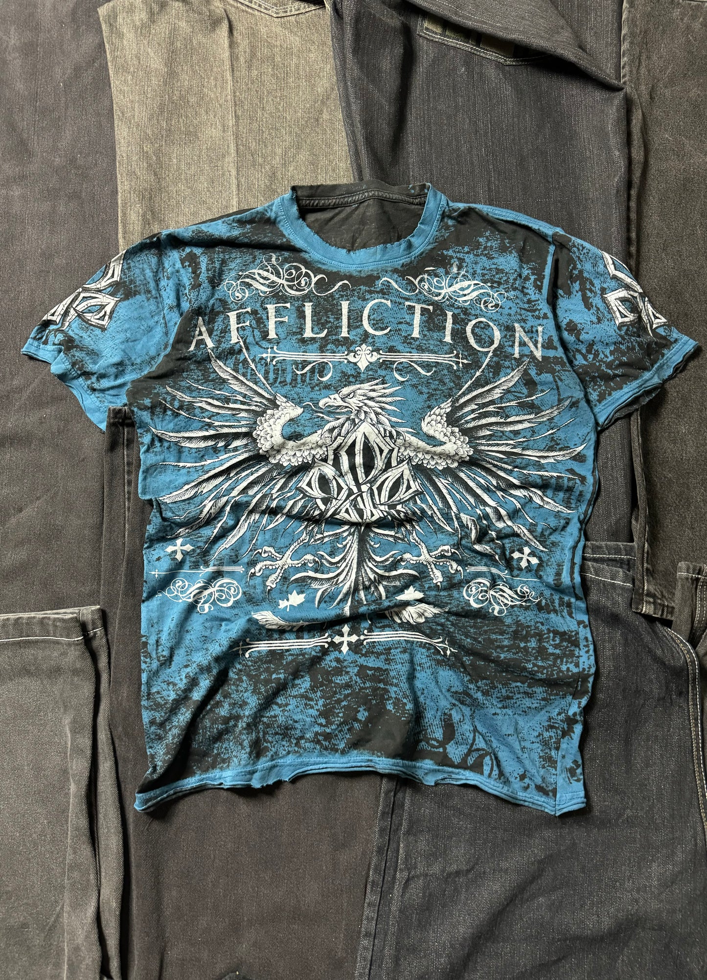 Reversible affliction tee