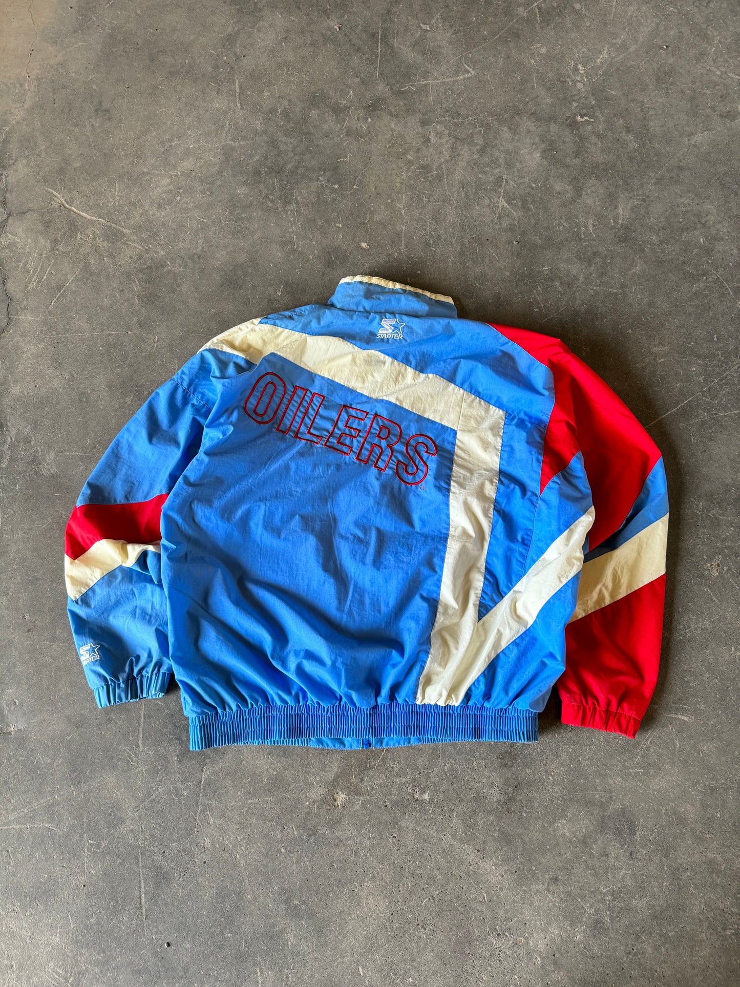 Vintage Houston oilers starter jacket