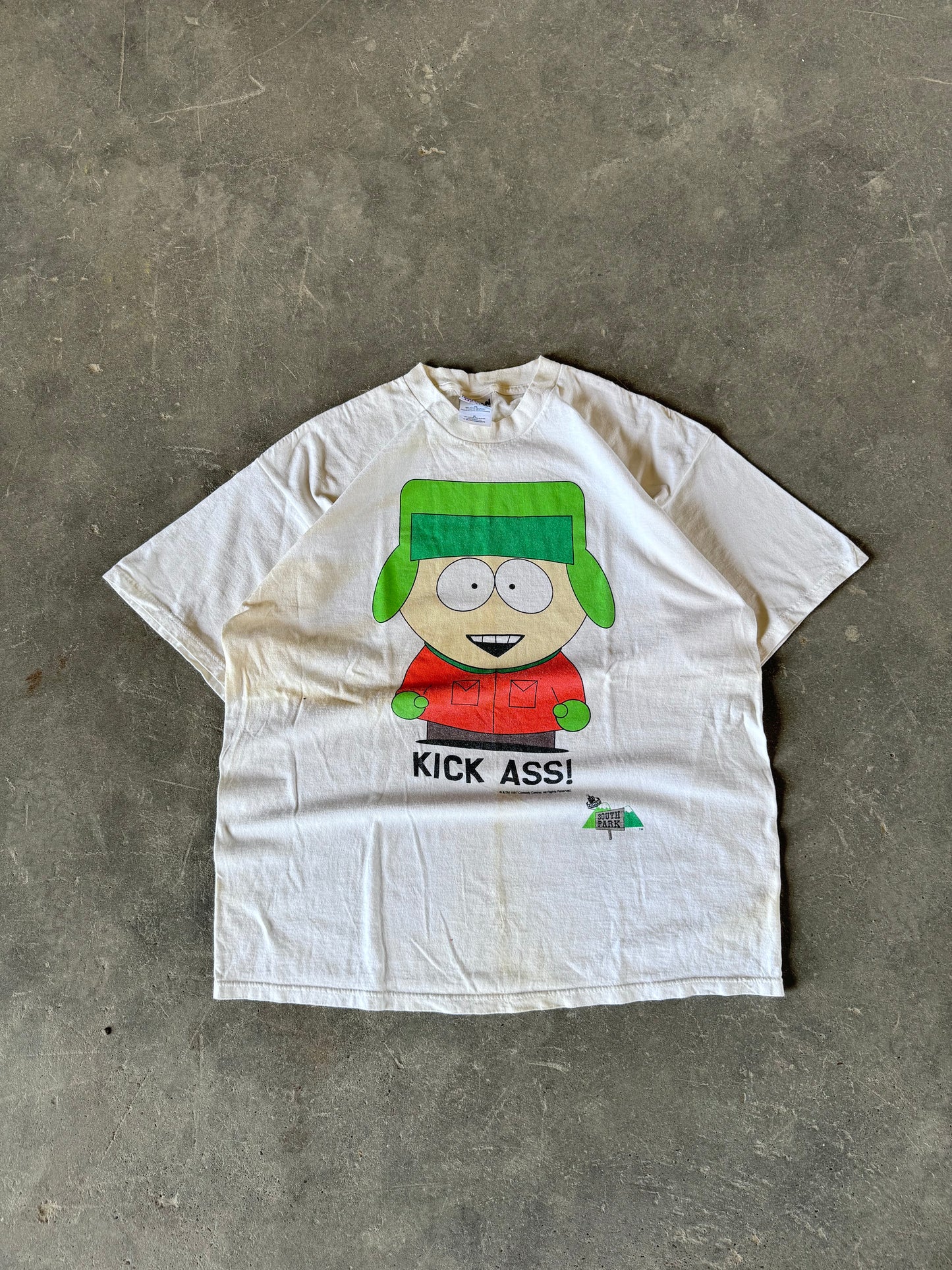 Vintage southpark kick ass tee