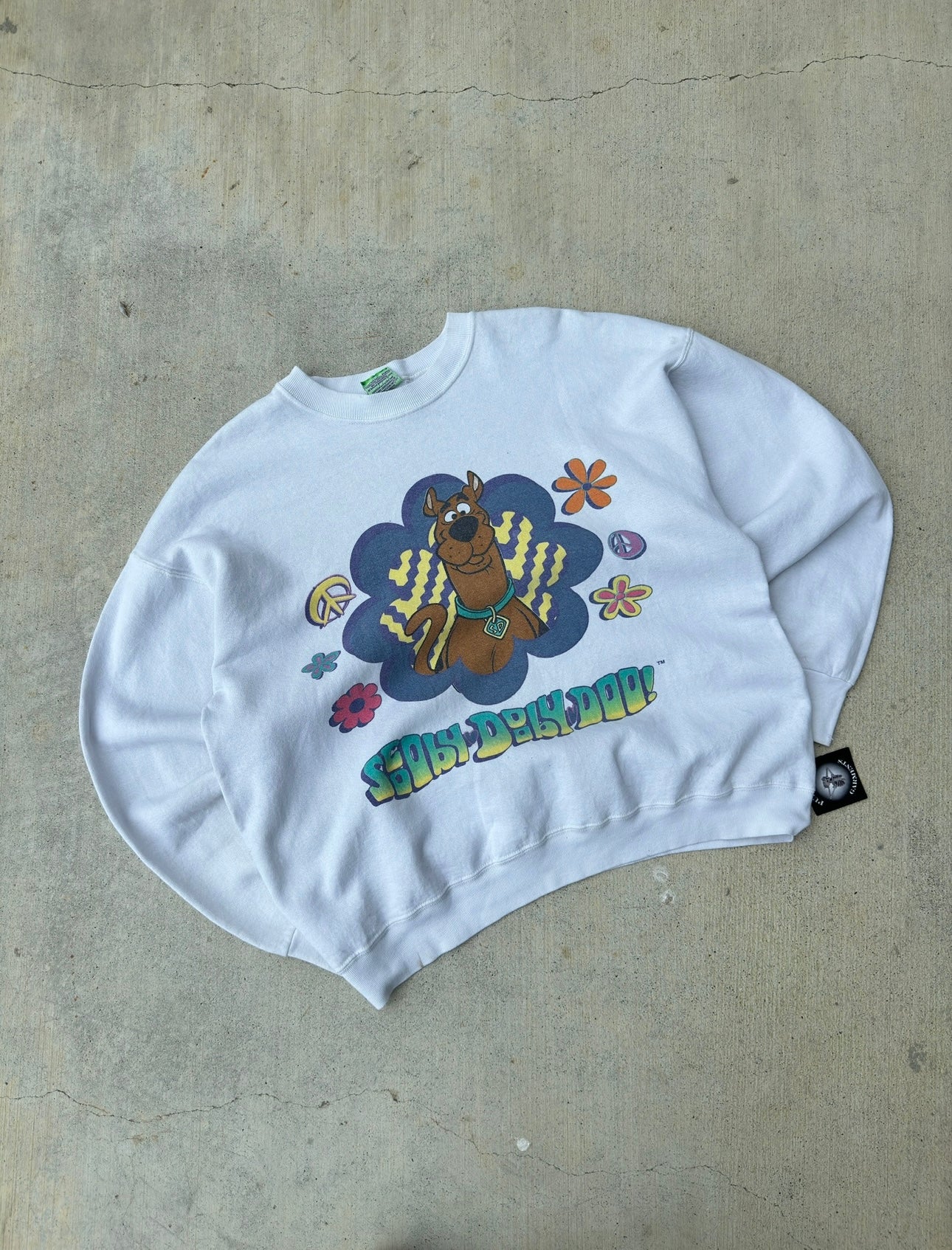 Vintage Rare Scooby-Dooby-Doo Hippy Sweatshirt