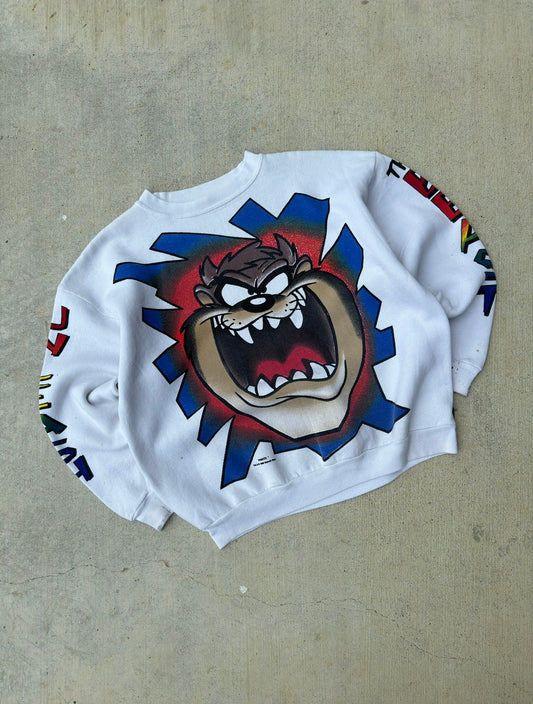 Vintage Taz Colorful Sweatshirt