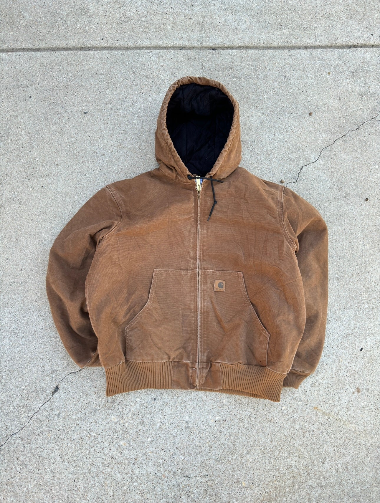 Vintage Khaki Carhartt Workwear Jacket