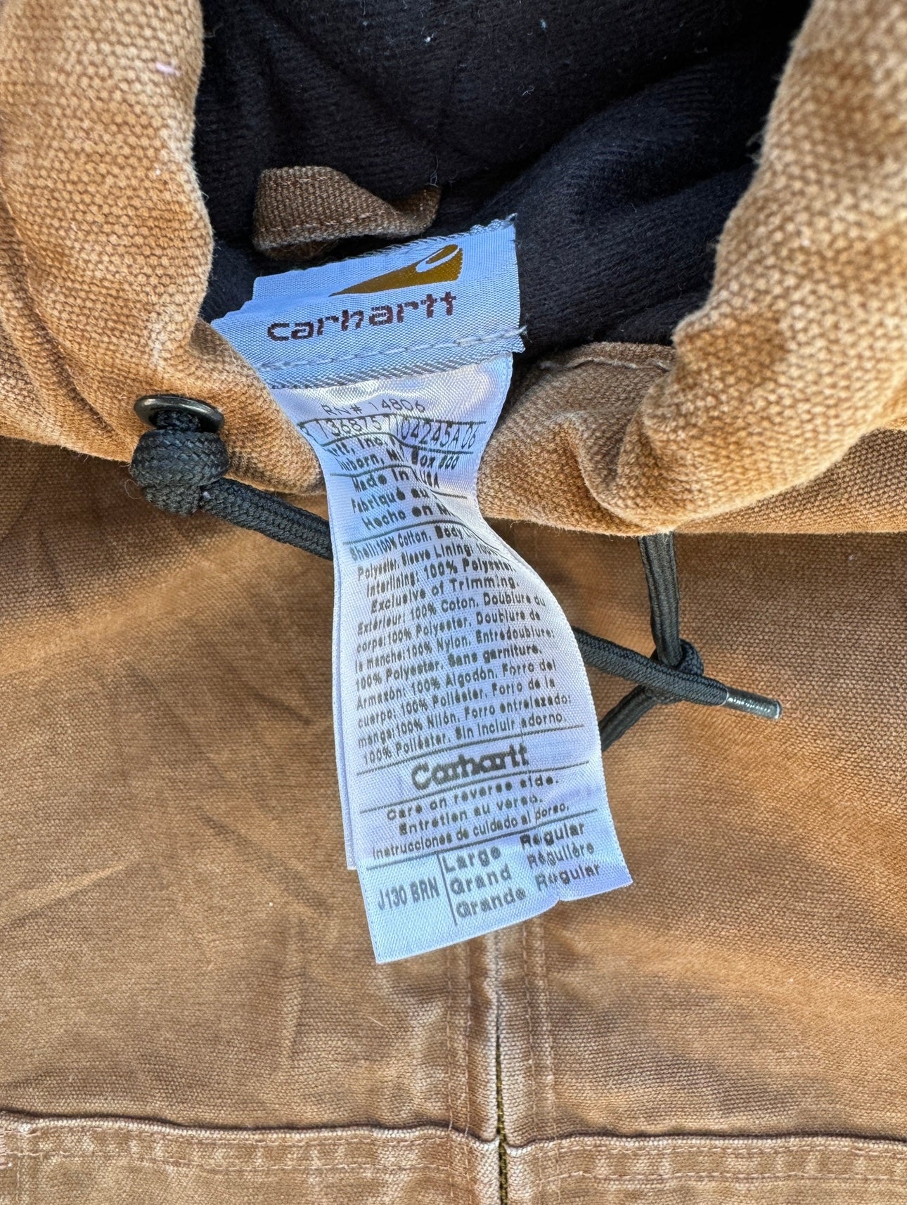 Vintage Khaki Carhartt Workwear Jacket