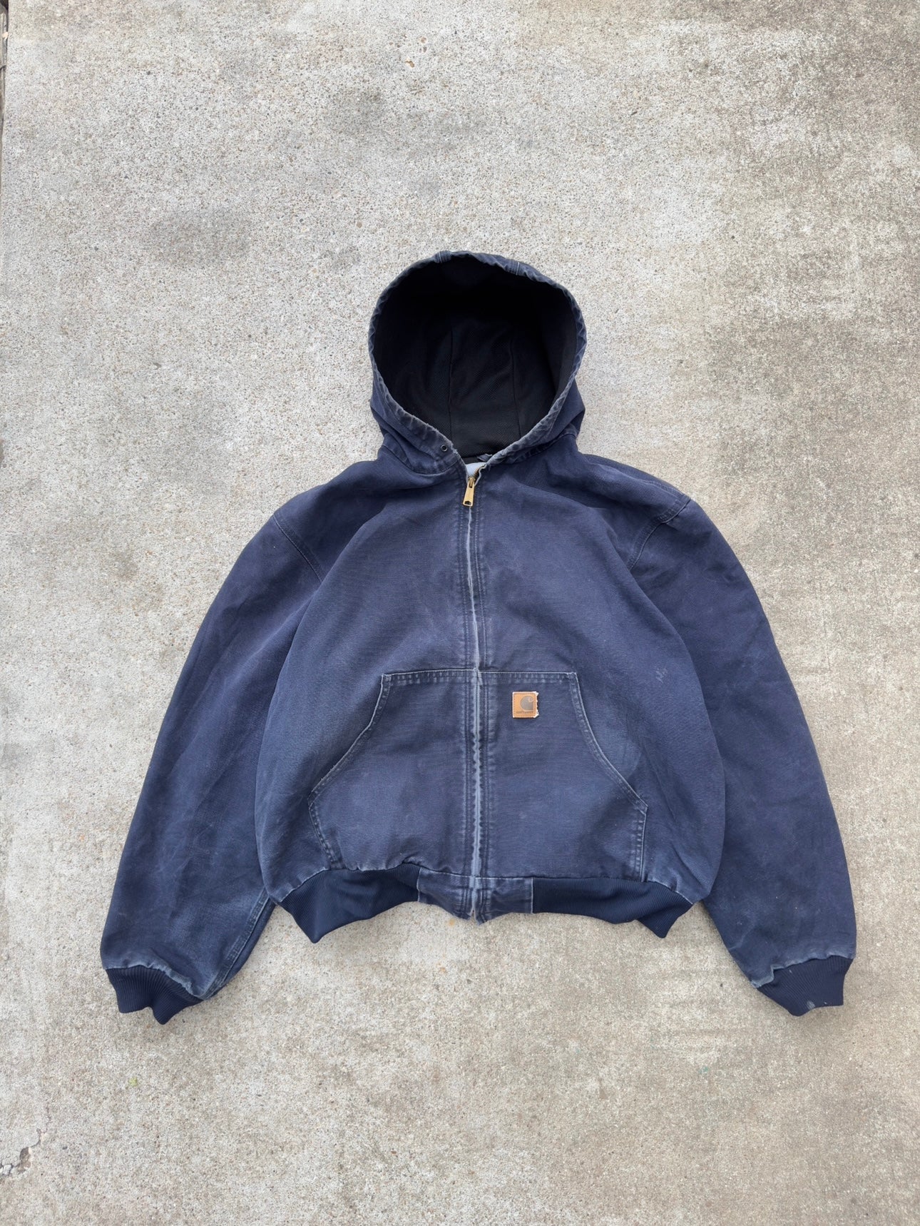 Vintage Dark Blue Carhartt Workwear Jacket