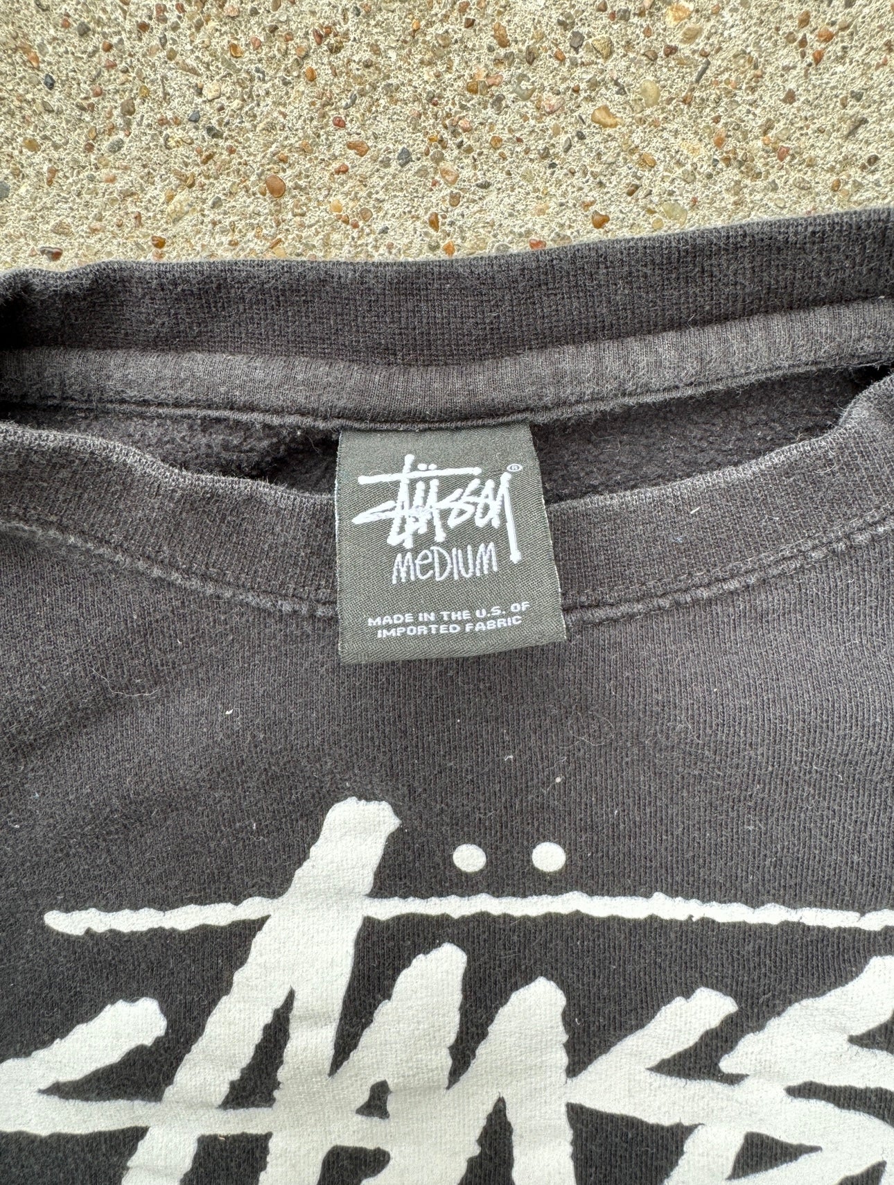 Vintage Stussy Black Sweatshirt